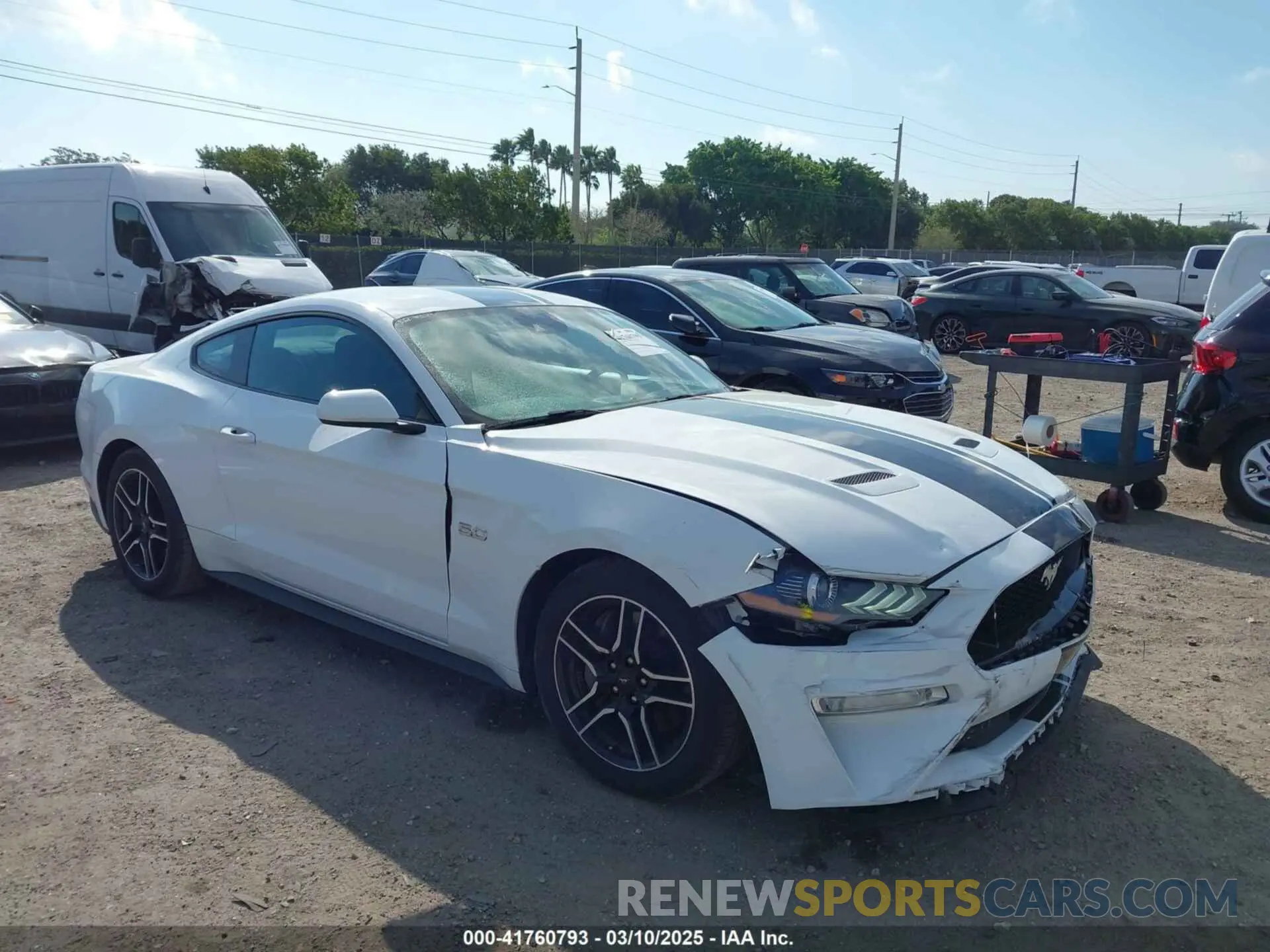1 fotografías del automóvil dañado 1FA6P8CF3P5302065 FORD MUSTANG 2023