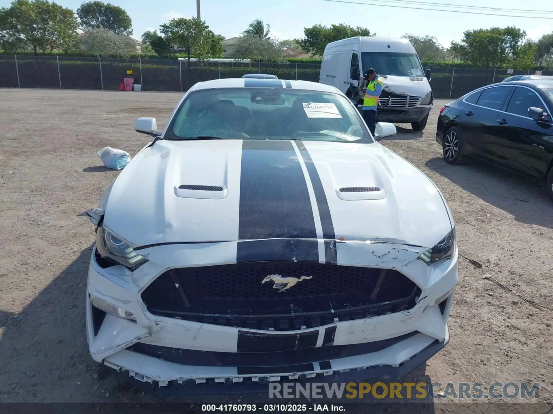 12 fotografías del automóvil dañado 1FA6P8CF3P5302065 FORD MUSTANG 2023