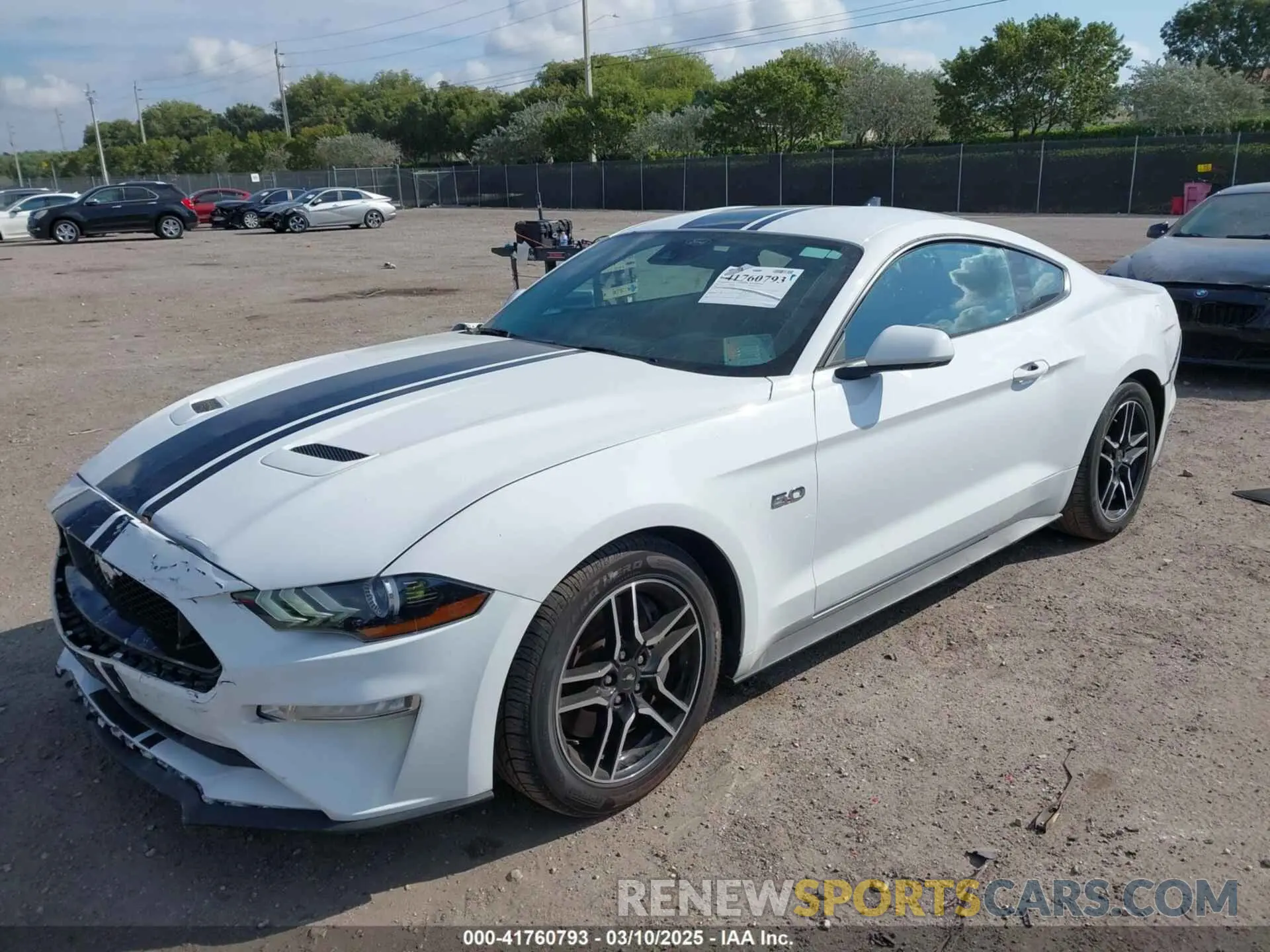 2 fotografías del automóvil dañado 1FA6P8CF3P5302065 FORD MUSTANG 2023