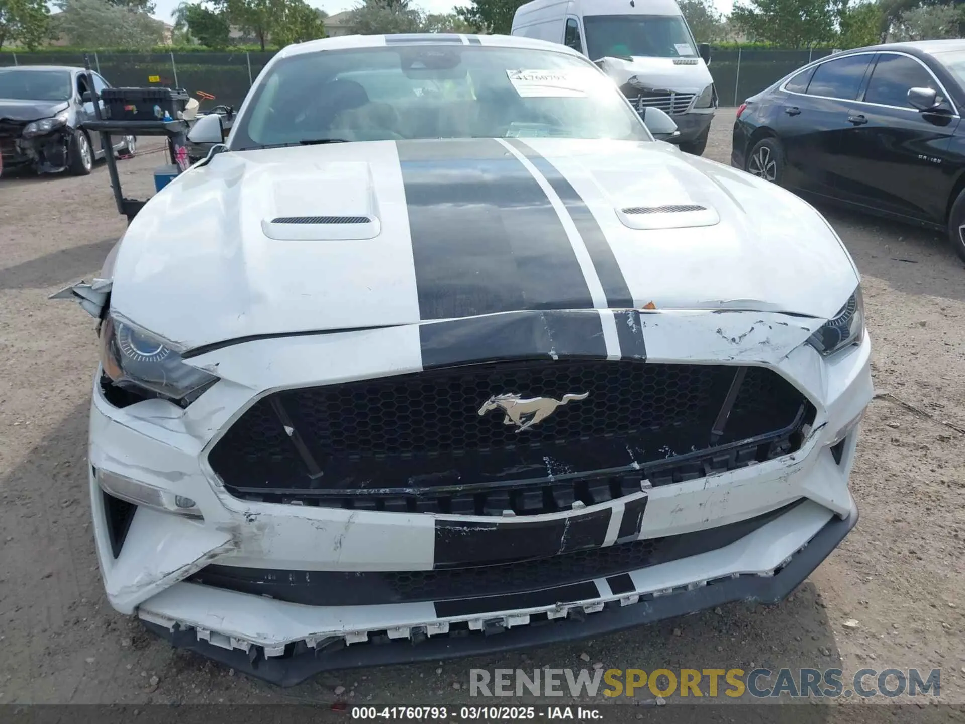 6 fotografías del automóvil dañado 1FA6P8CF3P5302065 FORD MUSTANG 2023