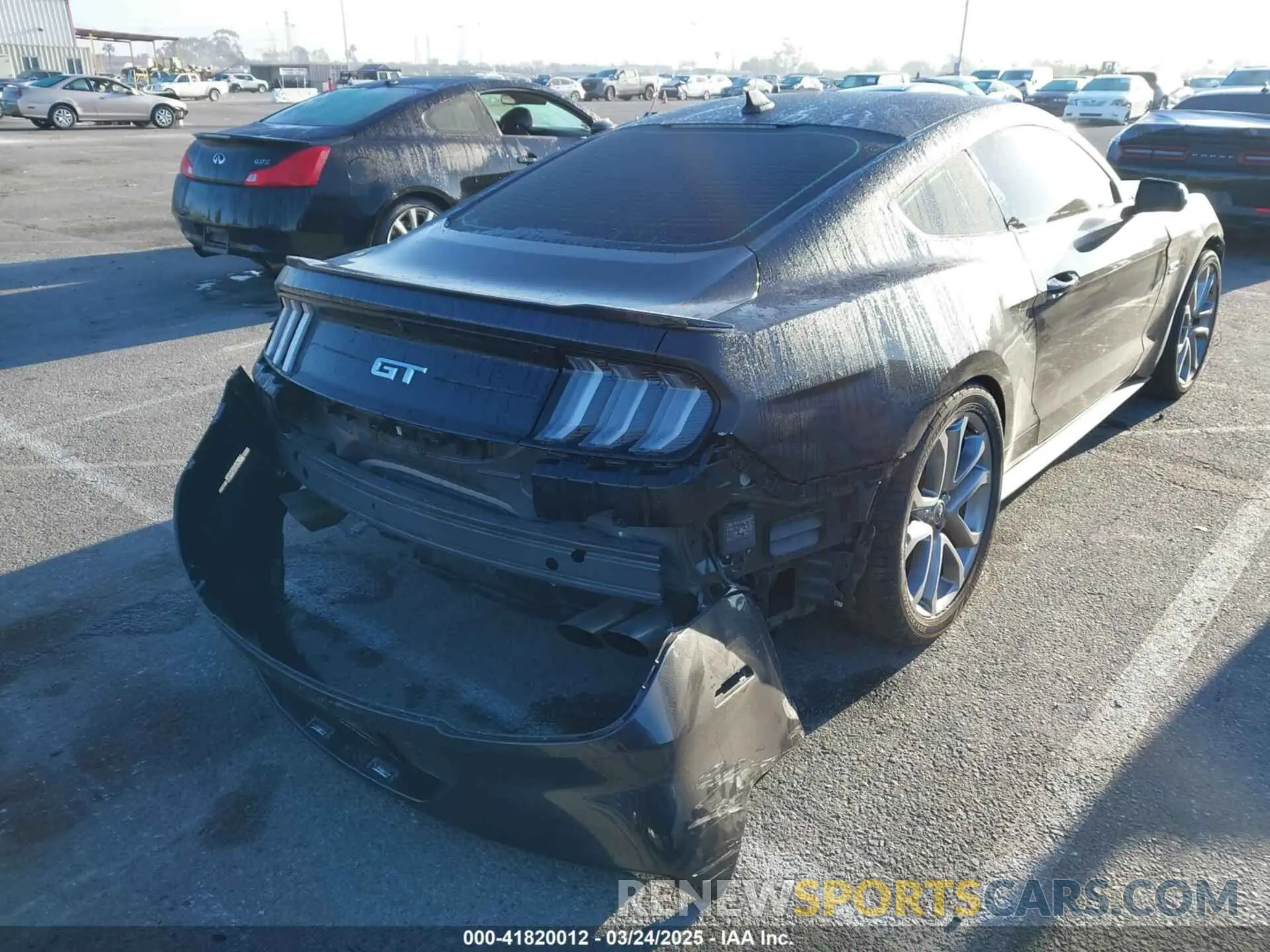 6 fotografías del automóvil dañado 1FA6P8CF3P5306777 FORD MUSTANG 2023