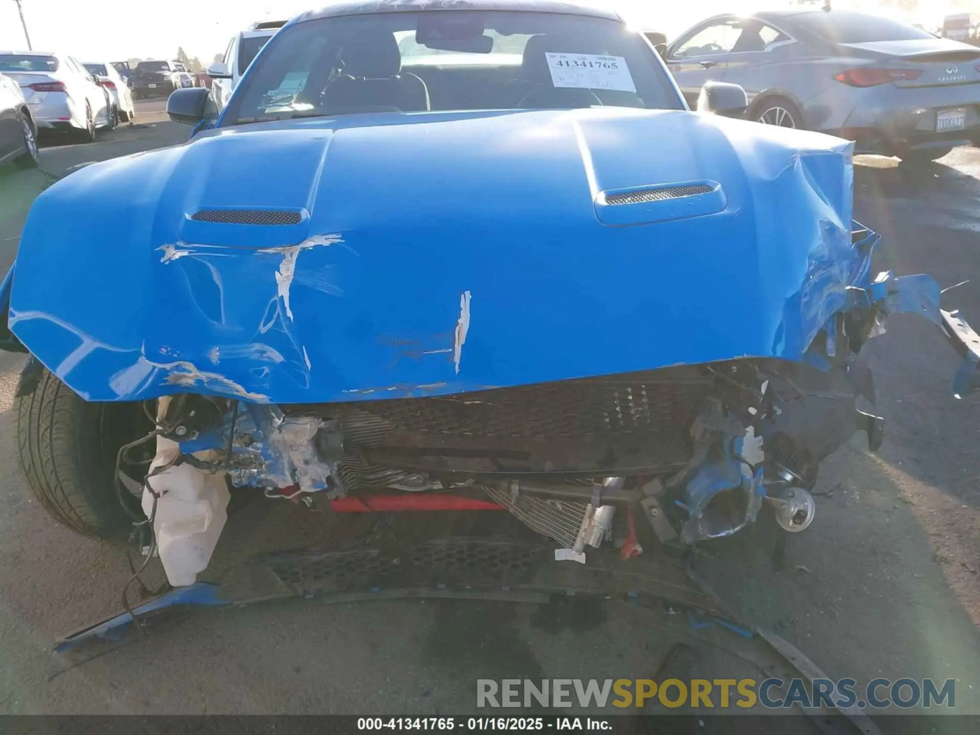 6 fotografías del automóvil dañado 1FA6P8CF4P5306853 FORD MUSTANG 2023