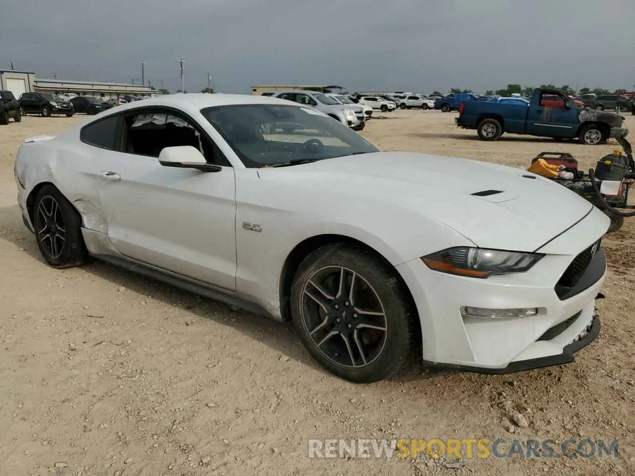 4 fotografías del automóvil dañado 1FA6P8CF5P5303895 FORD MUSTANG 2023