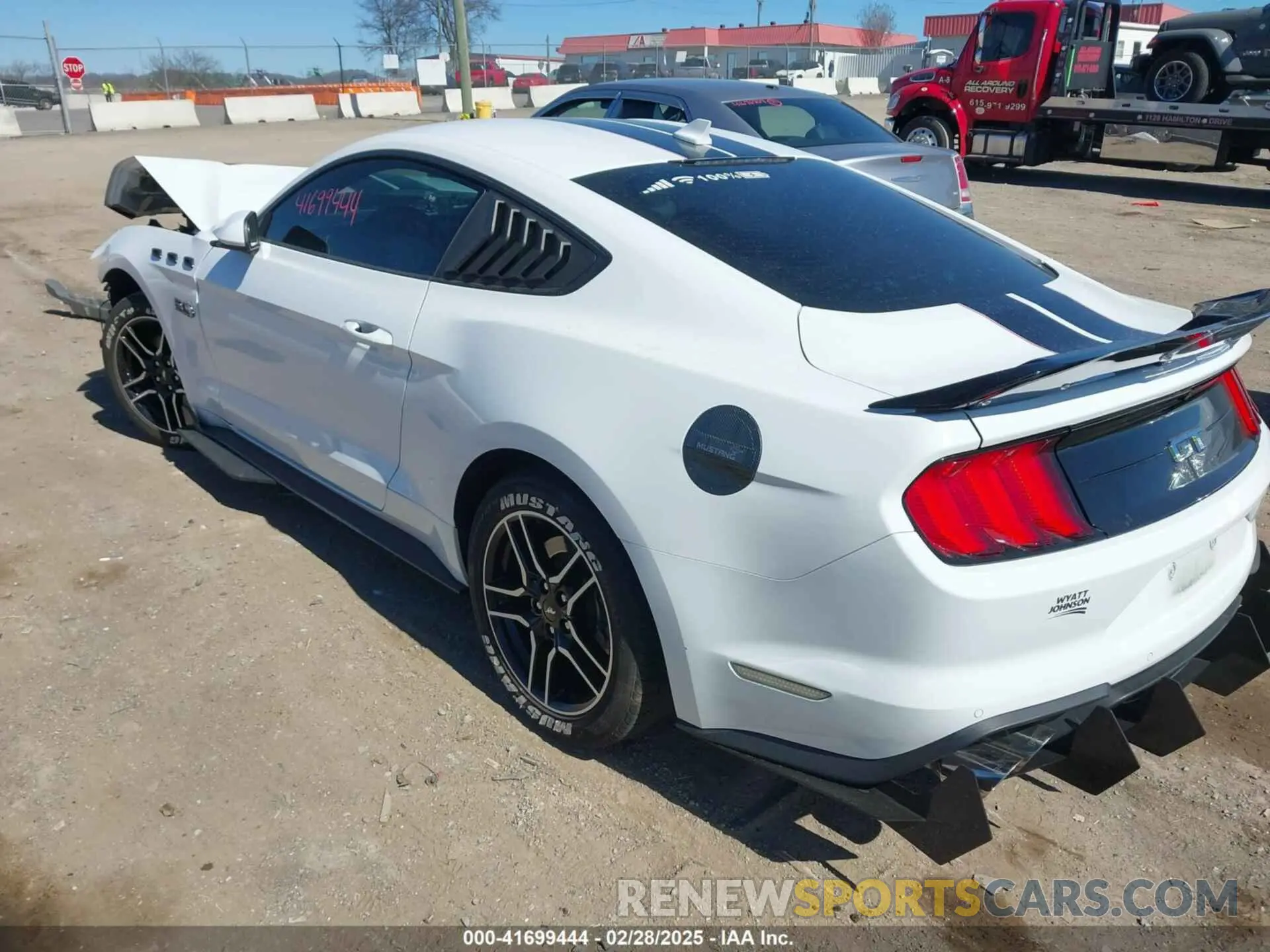 3 fotografías del automóvil dañado 1FA6P8CF6P5306711 FORD MUSTANG 2023