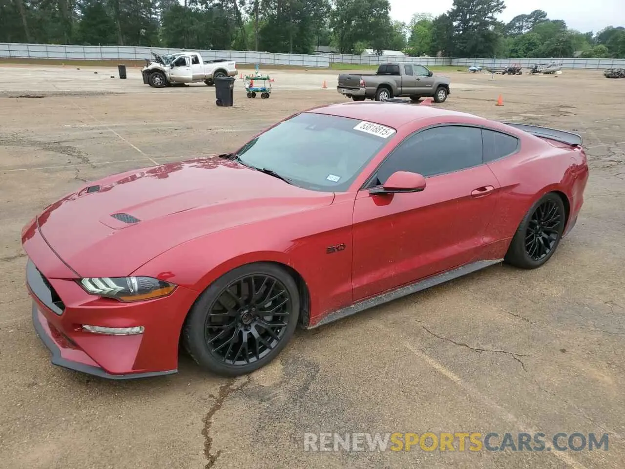1 fotografías del automóvil dañado 1FA6P8CF8P5303261 FORD MUSTANG 2023