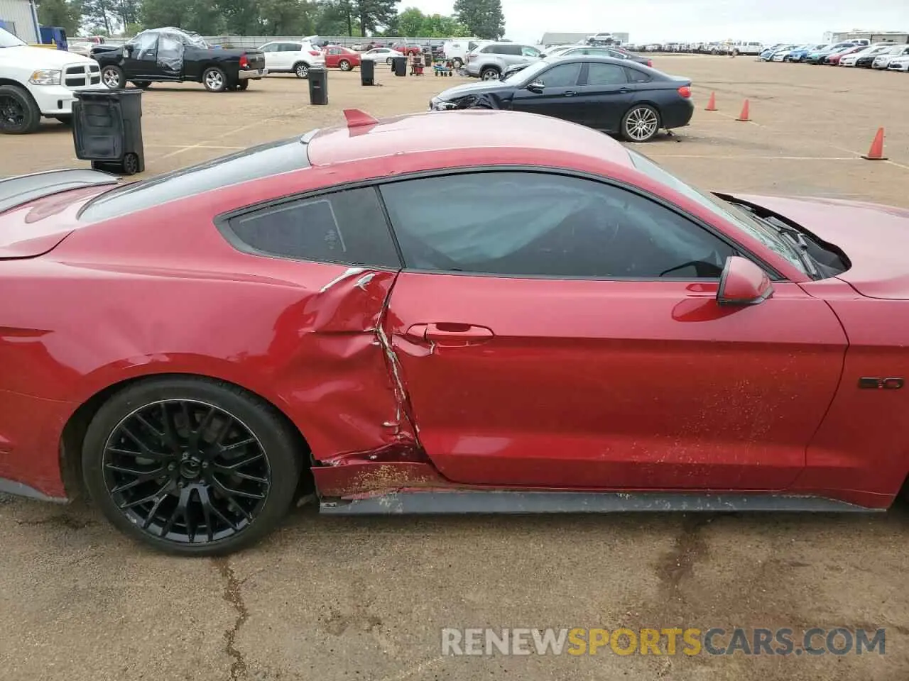 10 fotografías del automóvil dañado 1FA6P8CF8P5303261 FORD MUSTANG 2023