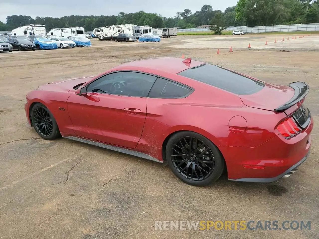 2 fotografías del automóvil dañado 1FA6P8CF8P5303261 FORD MUSTANG 2023