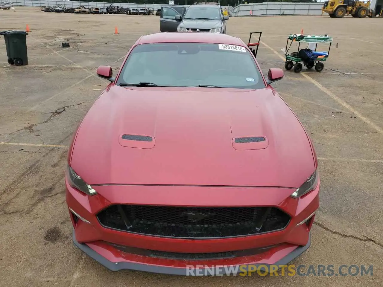 5 fotografías del automóvil dañado 1FA6P8CF8P5303261 FORD MUSTANG 2023