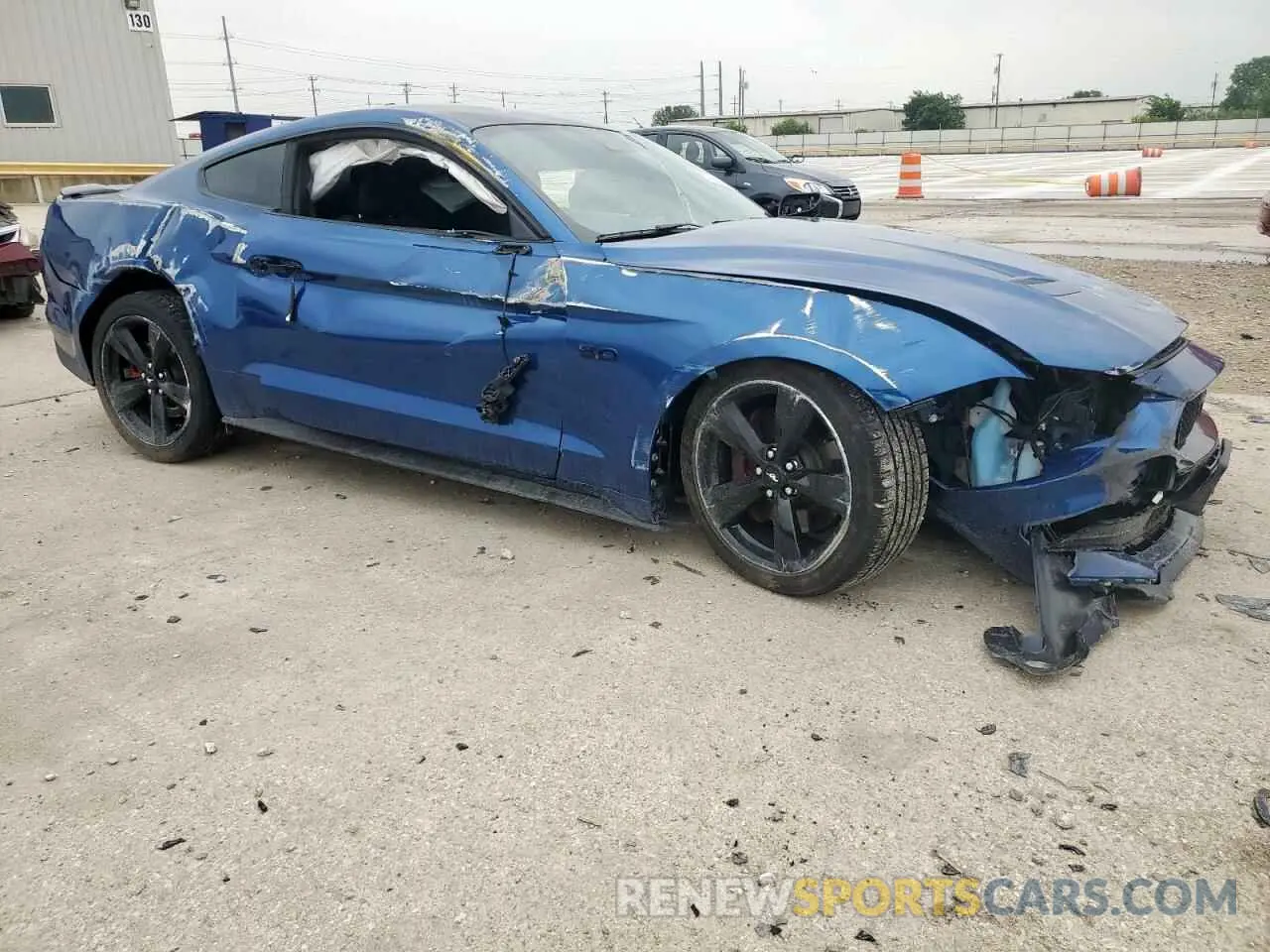 4 fotografías del automóvil dañado 1FA6P8CF9P5301583 FORD MUSTANG 2023