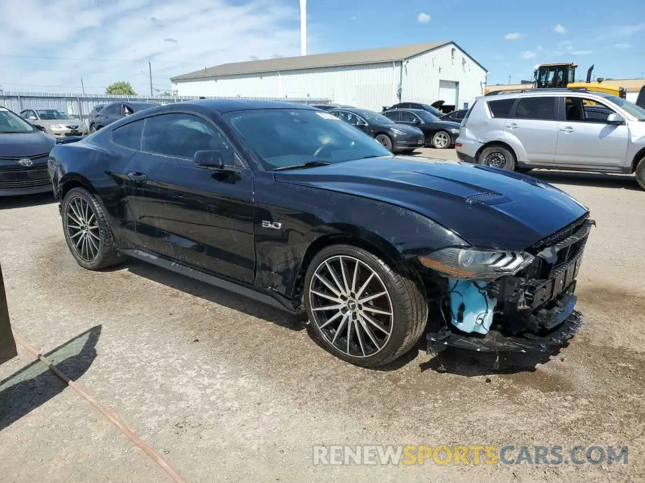 4 fotografías del automóvil dañado 1FA6P8CF9P5305892 FORD MUSTANG 2023
