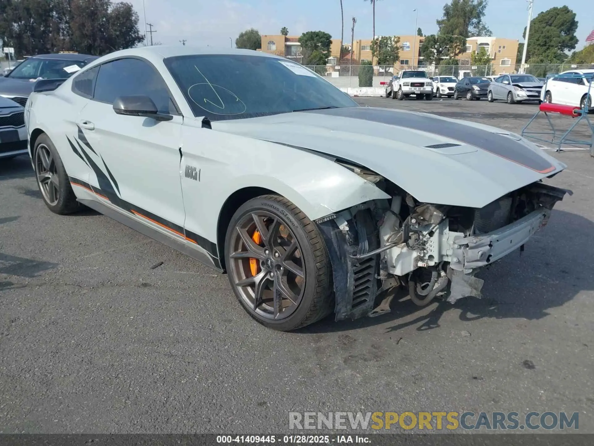 1 fotografías del automóvil dañado 1FA6P8R02P5502244 FORD MUSTANG 2023