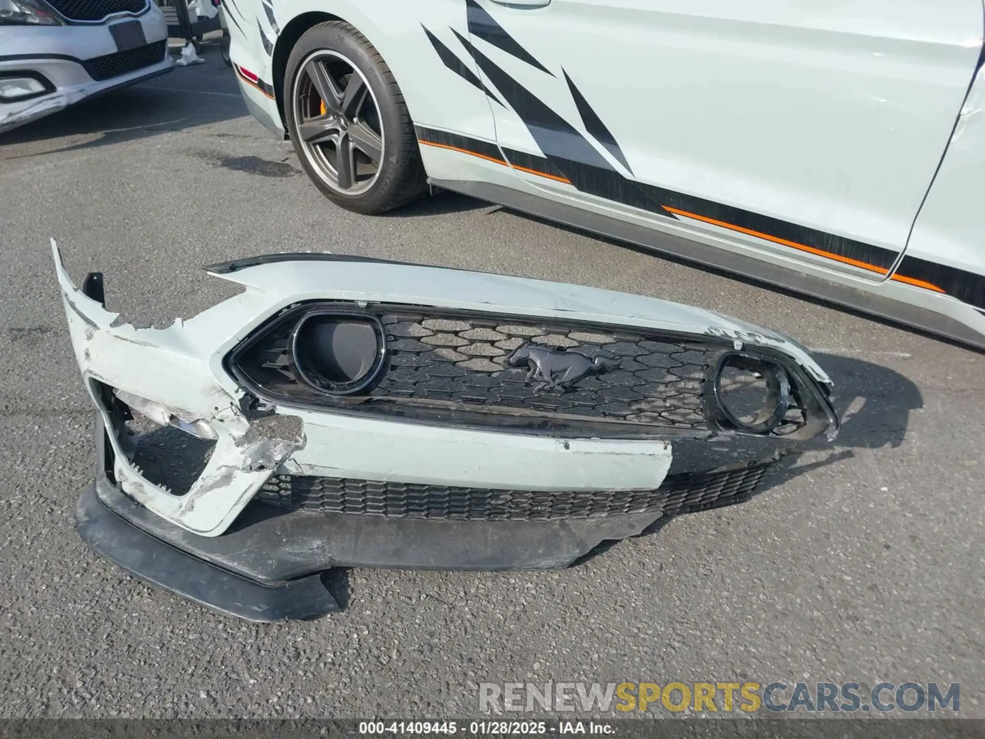 12 fotografías del automóvil dañado 1FA6P8R02P5502244 FORD MUSTANG 2023