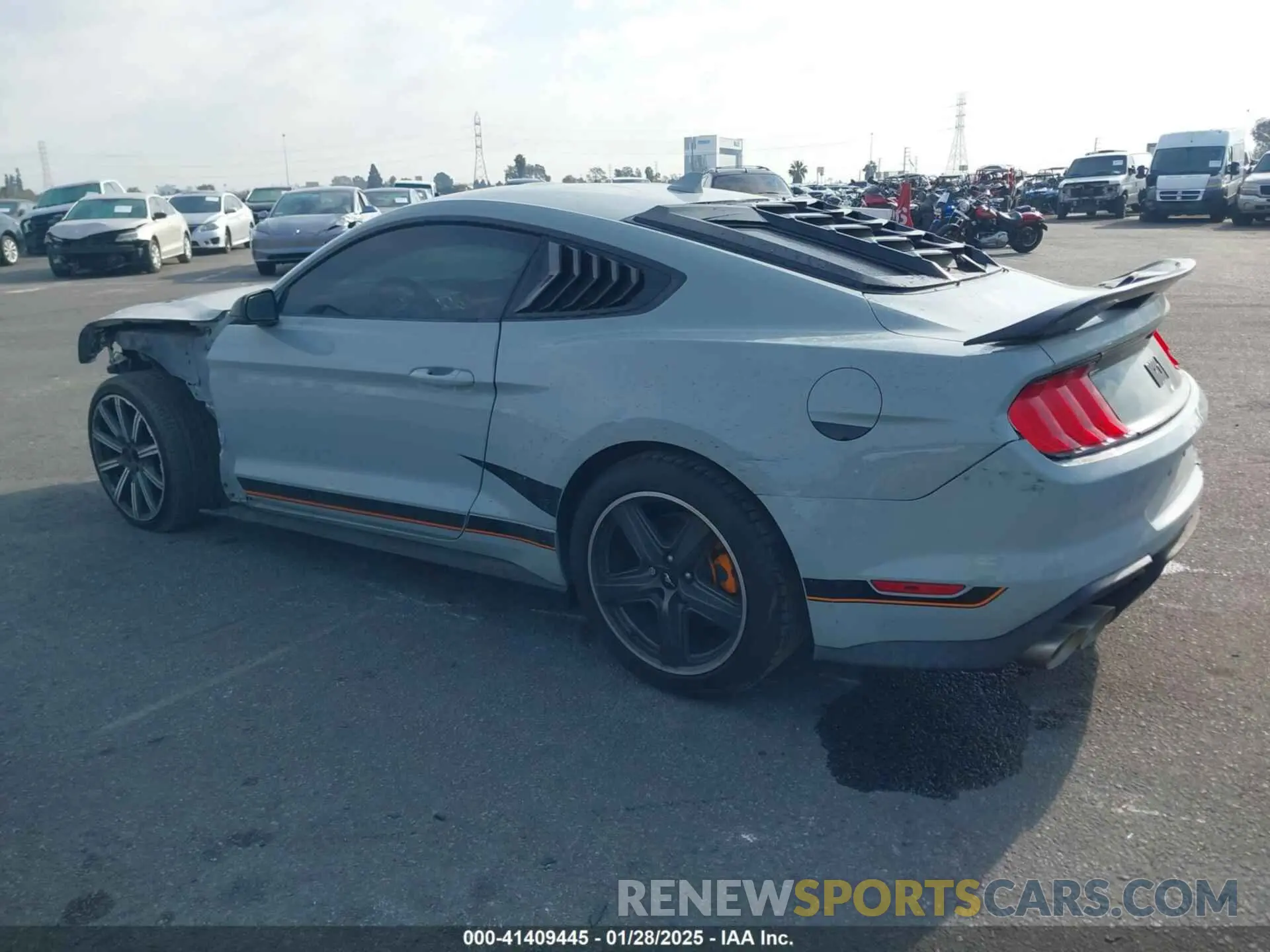 15 fotografías del automóvil dañado 1FA6P8R02P5502244 FORD MUSTANG 2023