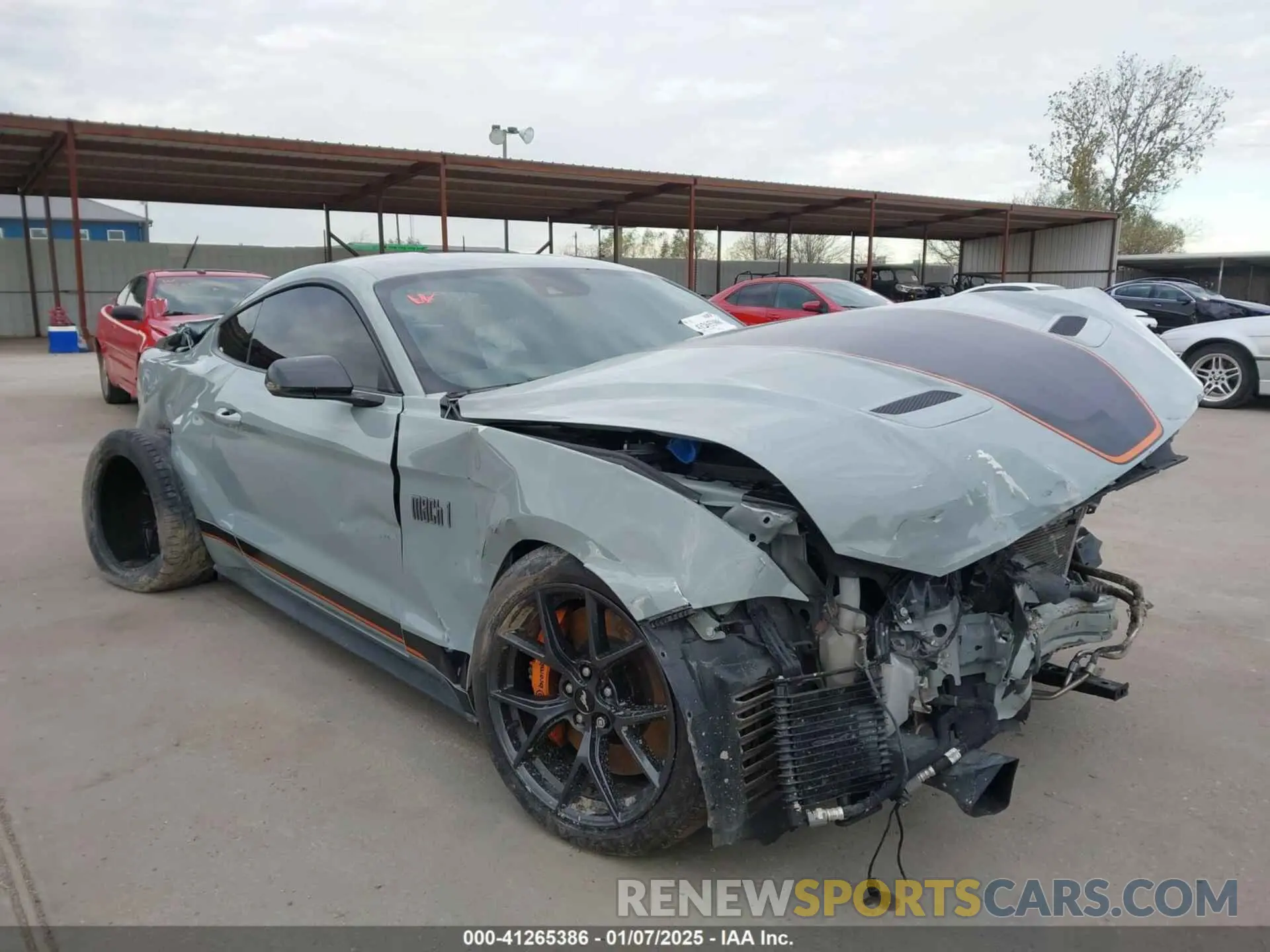 1 fotografías del automóvil dañado 1FA6P8R08P5501244 FORD MUSTANG 2023