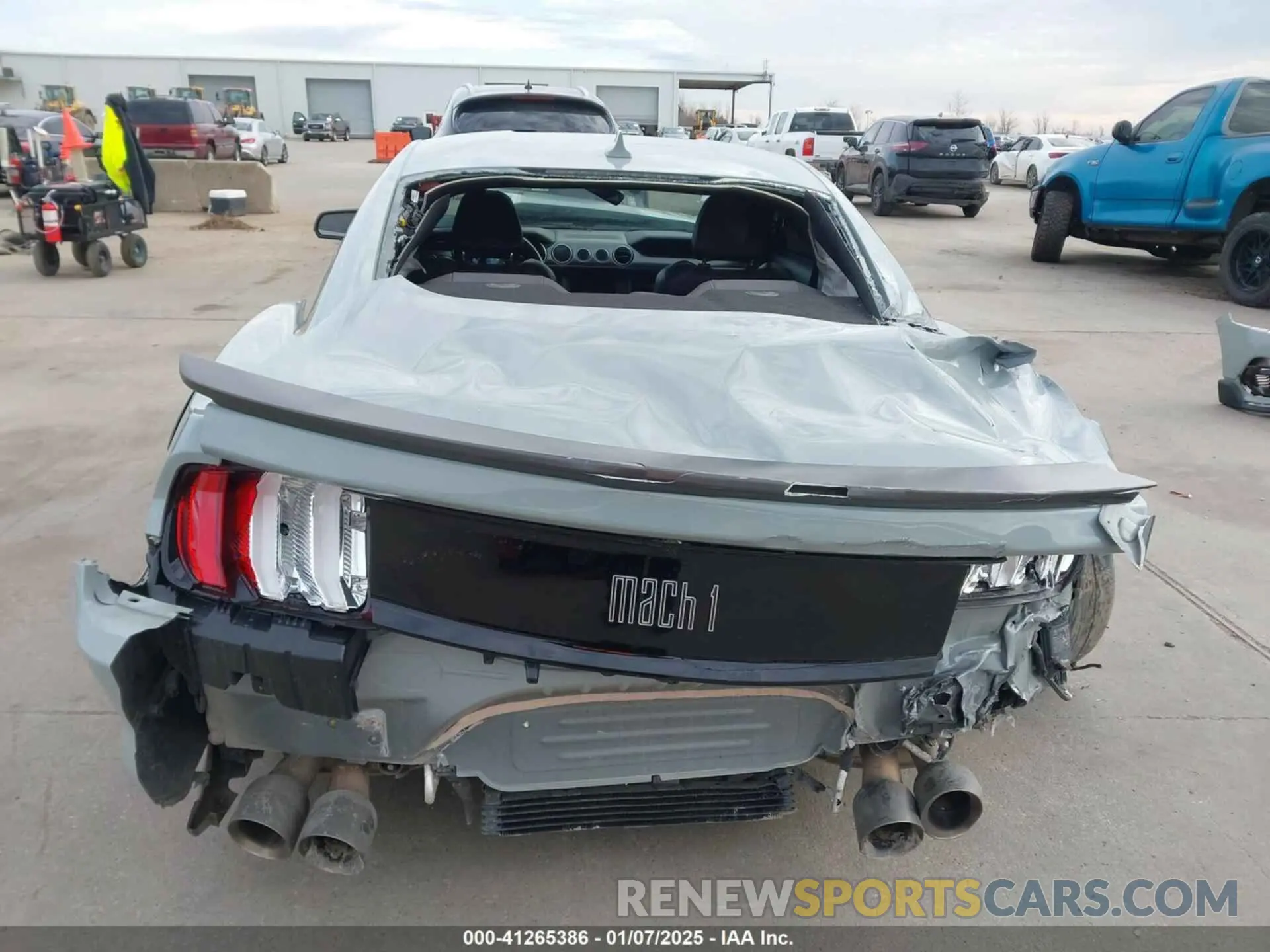 19 fotografías del automóvil dañado 1FA6P8R08P5501244 FORD MUSTANG 2023