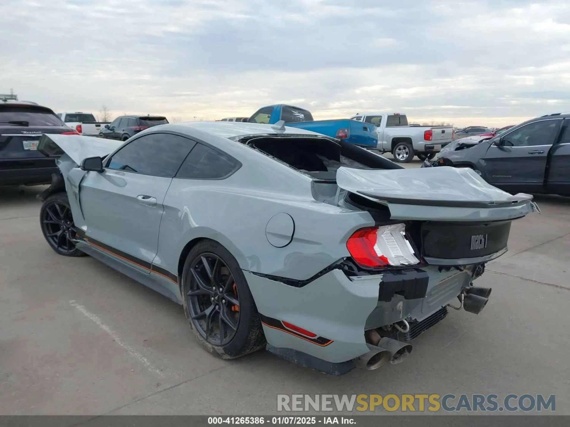 3 fotografías del automóvil dañado 1FA6P8R08P5501244 FORD MUSTANG 2023
