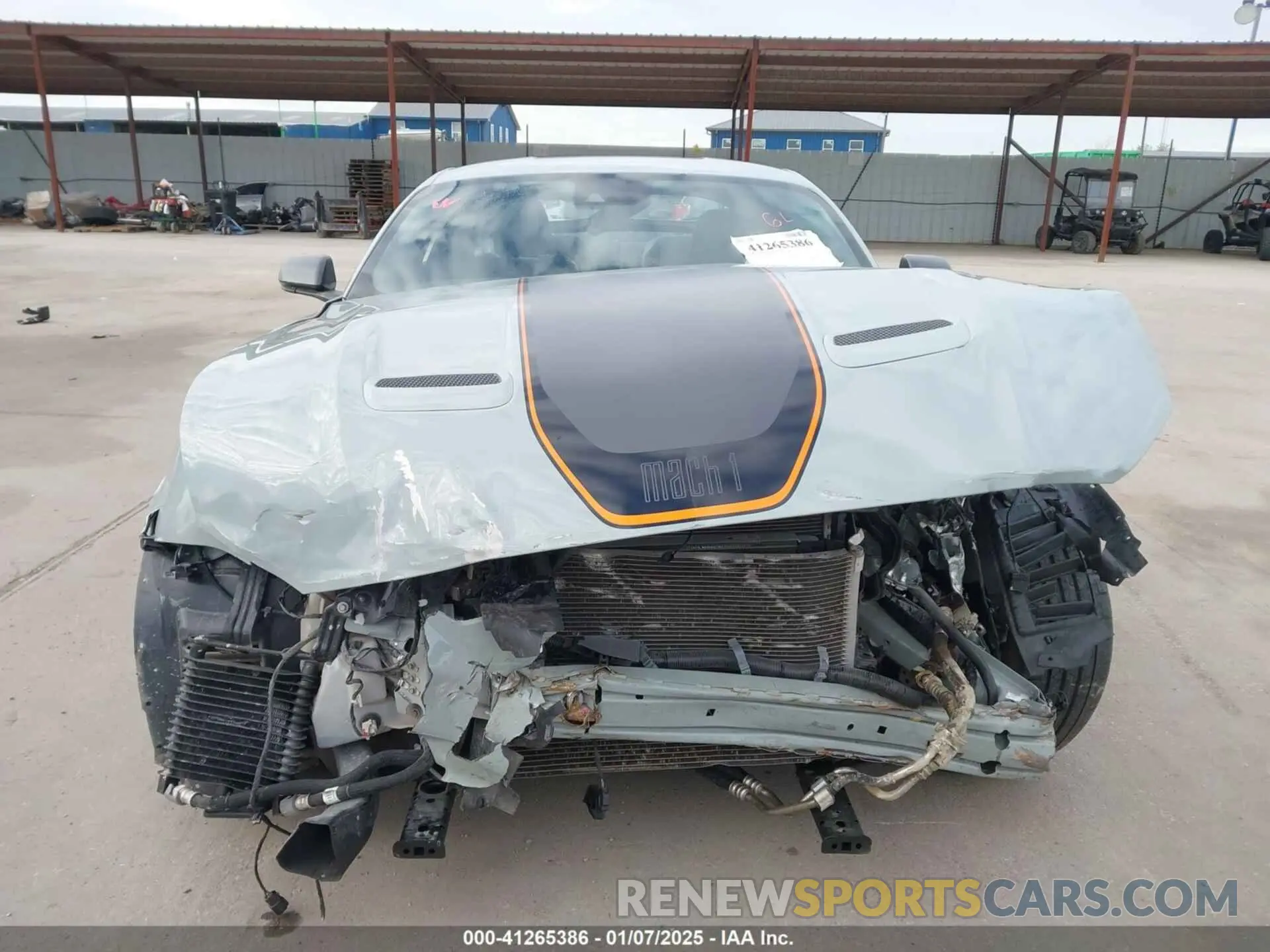 6 fotografías del automóvil dañado 1FA6P8R08P5501244 FORD MUSTANG 2023