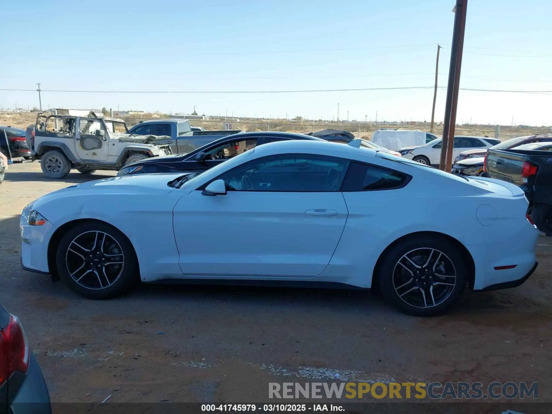 14 fotografías del automóvil dañado 1FA6P8TH2P5110671 FORD MUSTANG 2023