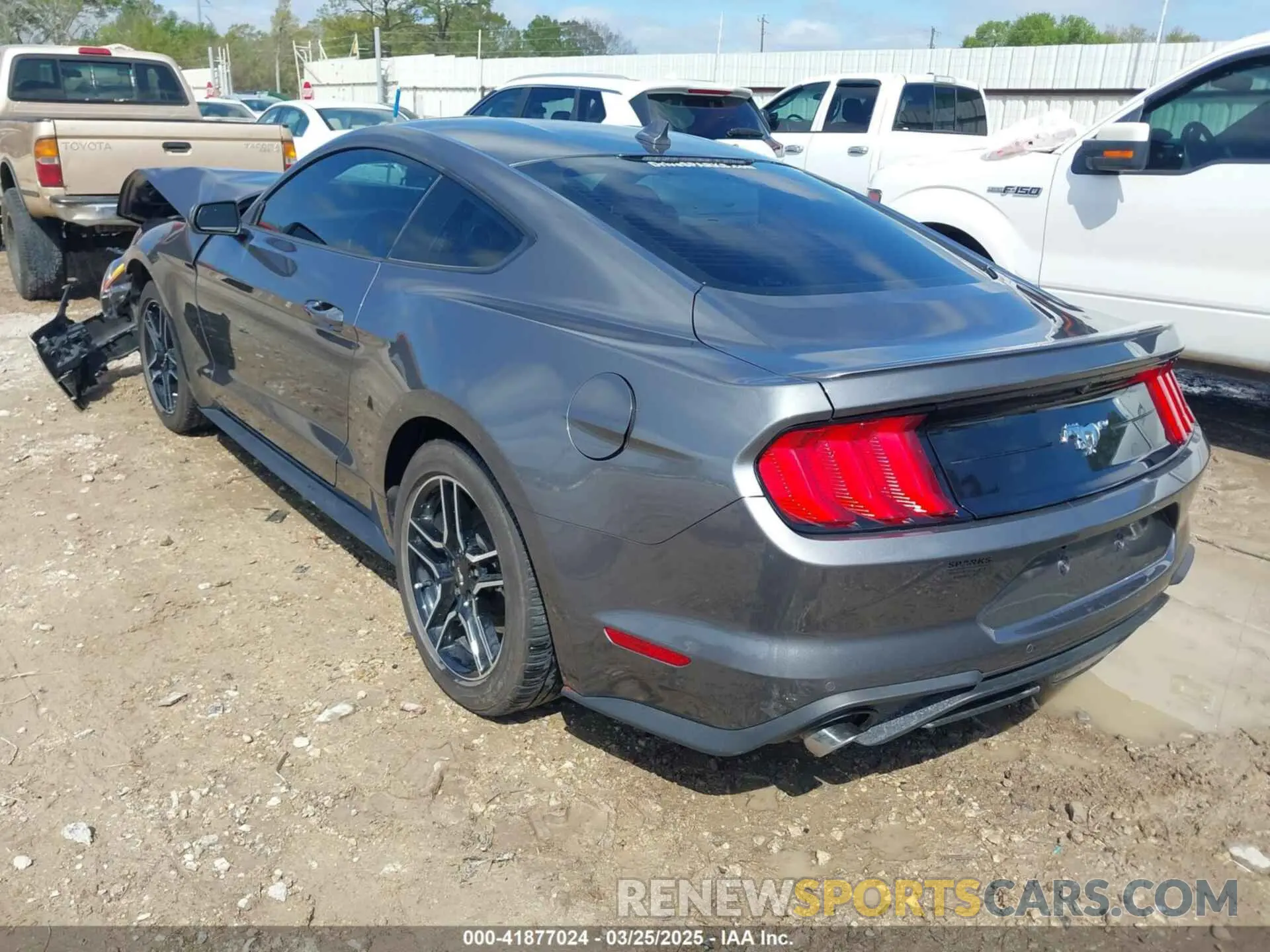 3 fotografías del automóvil dañado 1FA6P8TH6P5105487 FORD MUSTANG 2023