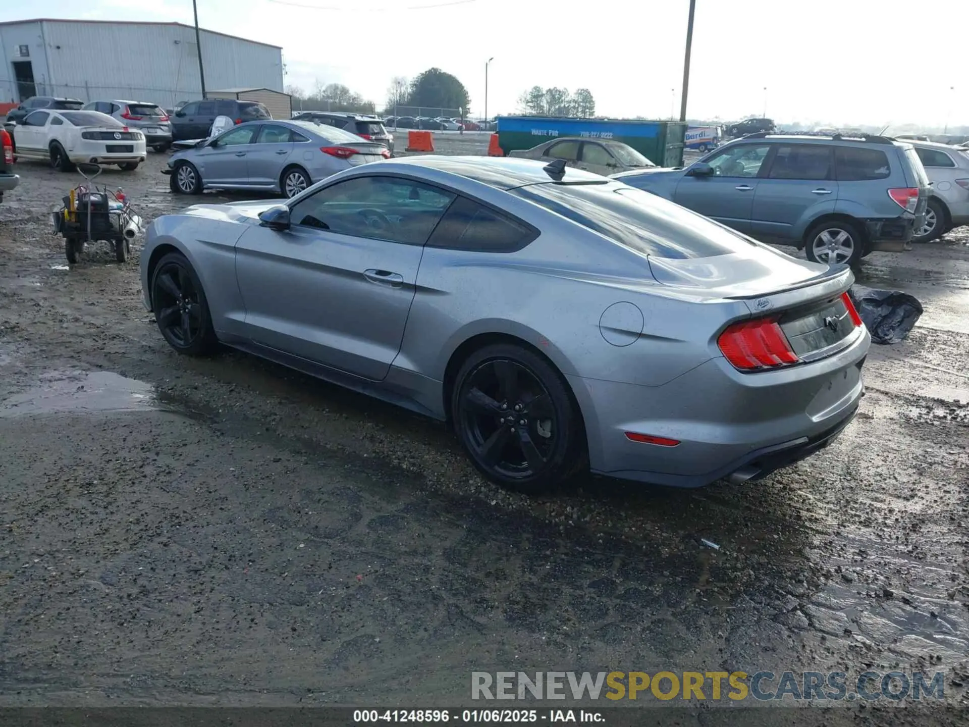 3 fotografías del automóvil dañado 1FA6P8TH9P5101952 FORD MUSTANG 2023