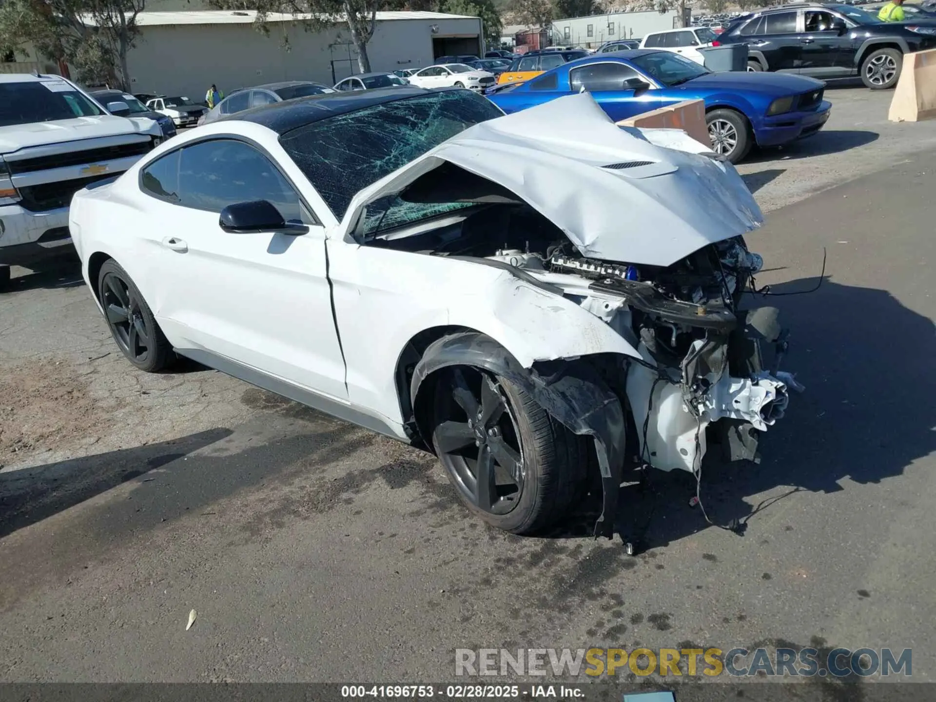 1 fotografías del automóvil dañado 1FA6P8THXP5101393 FORD MUSTANG 2023