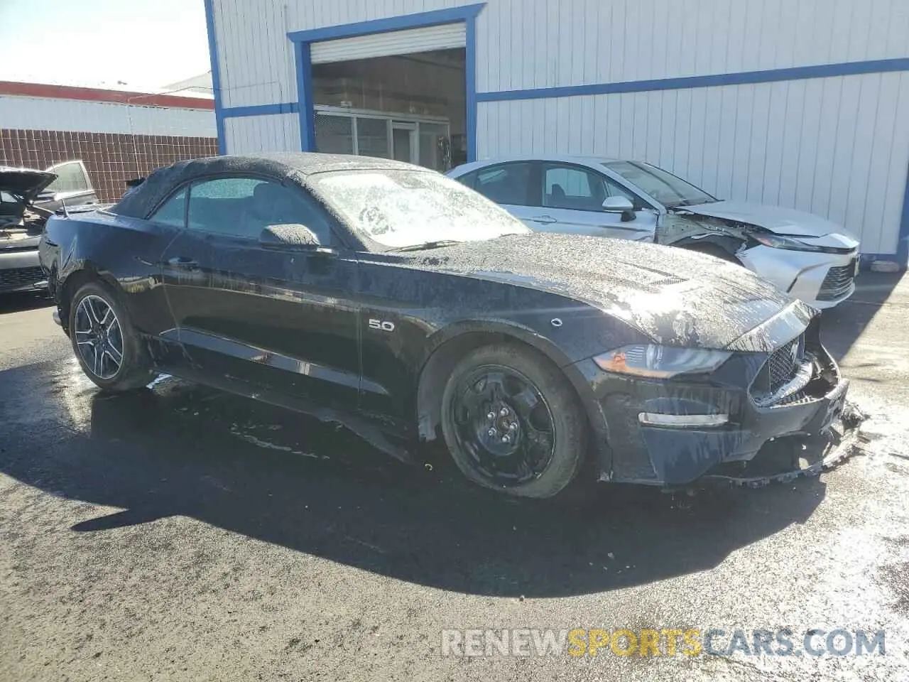 4 fotografías del automóvil dañado 1FATP8FF7P5109562 FORD MUSTANG 2023