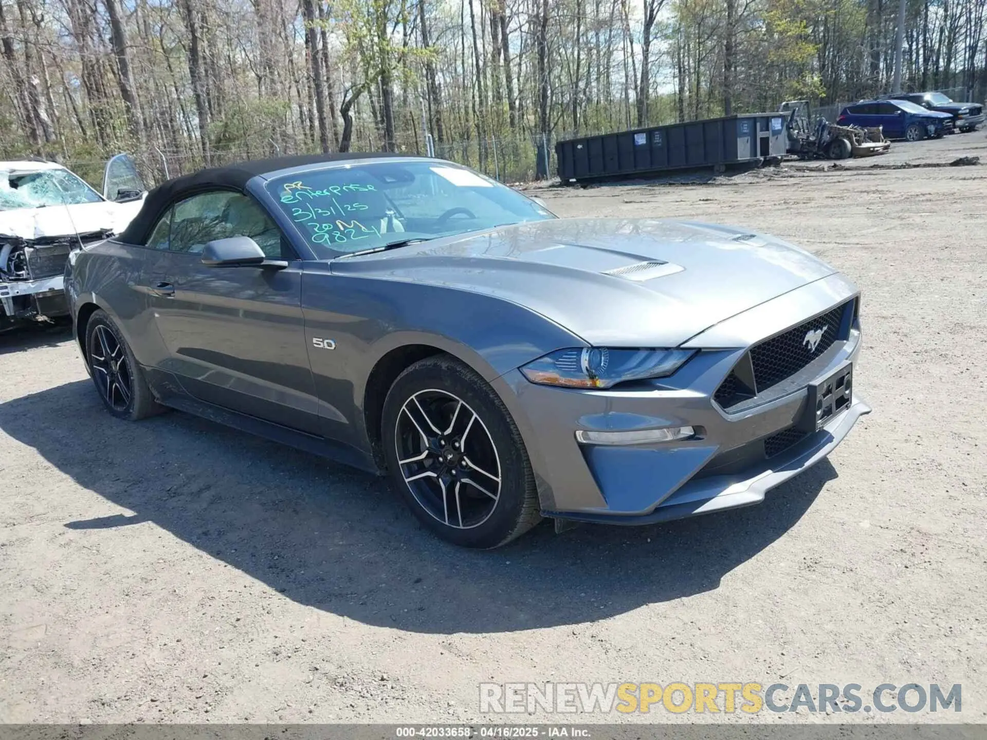 1 fotografías del automóvil dañado 1FATP8FF9P5104802 FORD MUSTANG 2023