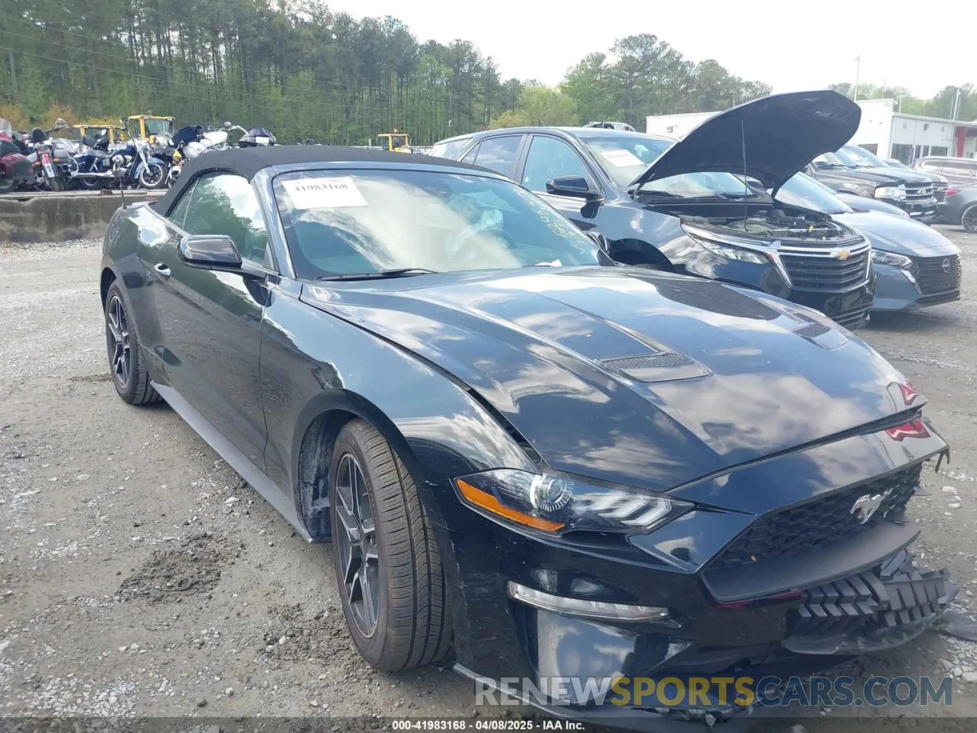 1 fotografías del automóvil dañado 1FATP8UH6P5105295 FORD MUSTANG 2023