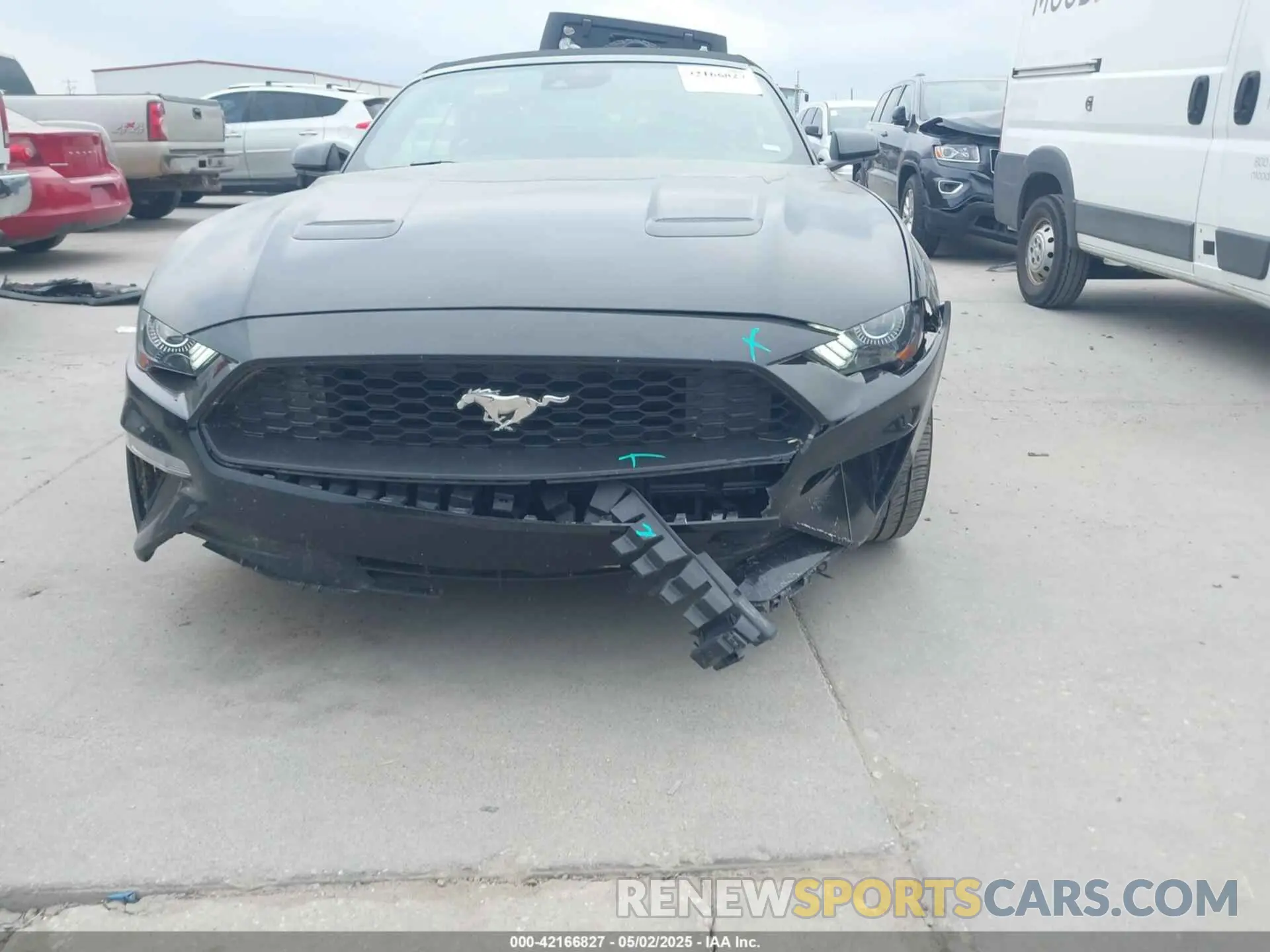 6 fotografías del automóvil dañado 1FATP8UH9P5103685 FORD MUSTANG 2023