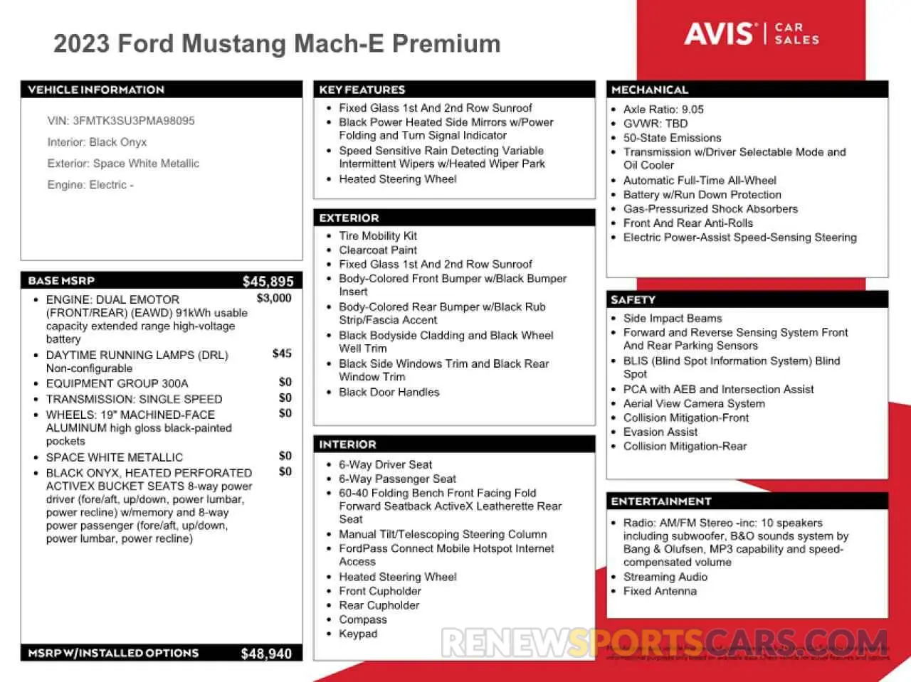 12 fotografías del automóvil dañado 3FMTK3SU3PMA98095 FORD MUSTANG 2023
