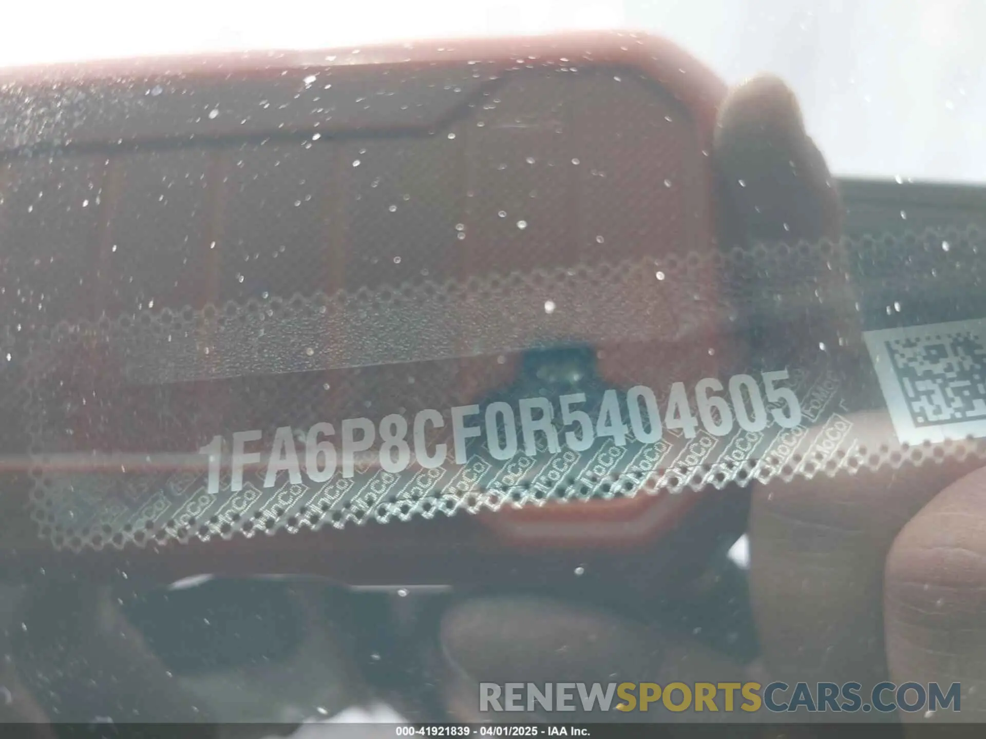9 fotografías del automóvil dañado 1FA6P8CF0R5404605 FORD MUSTANG 2024