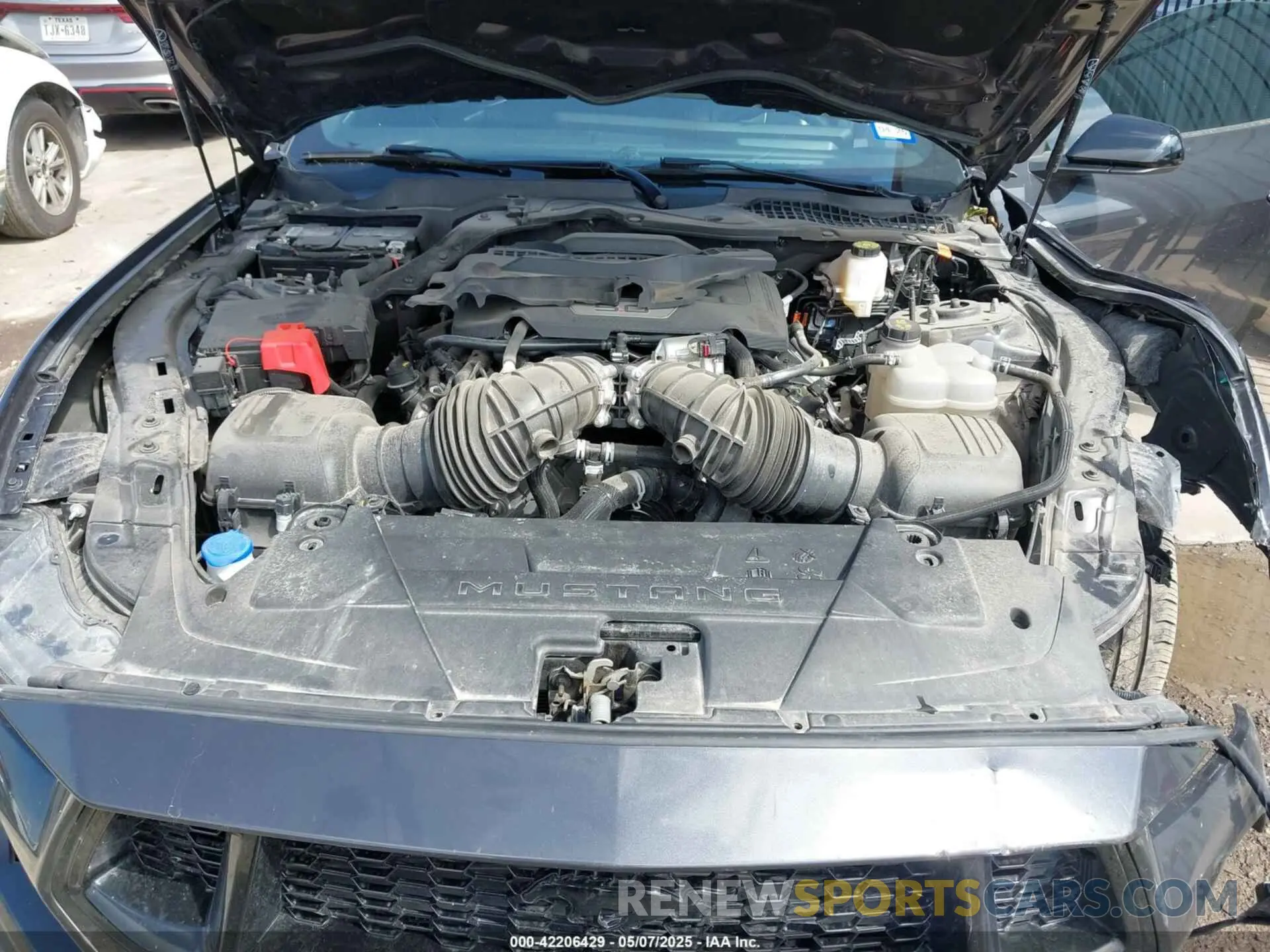 10 fotografías del automóvil dañado 1FA6P8CF0R5411098 FORD MUSTANG 2024