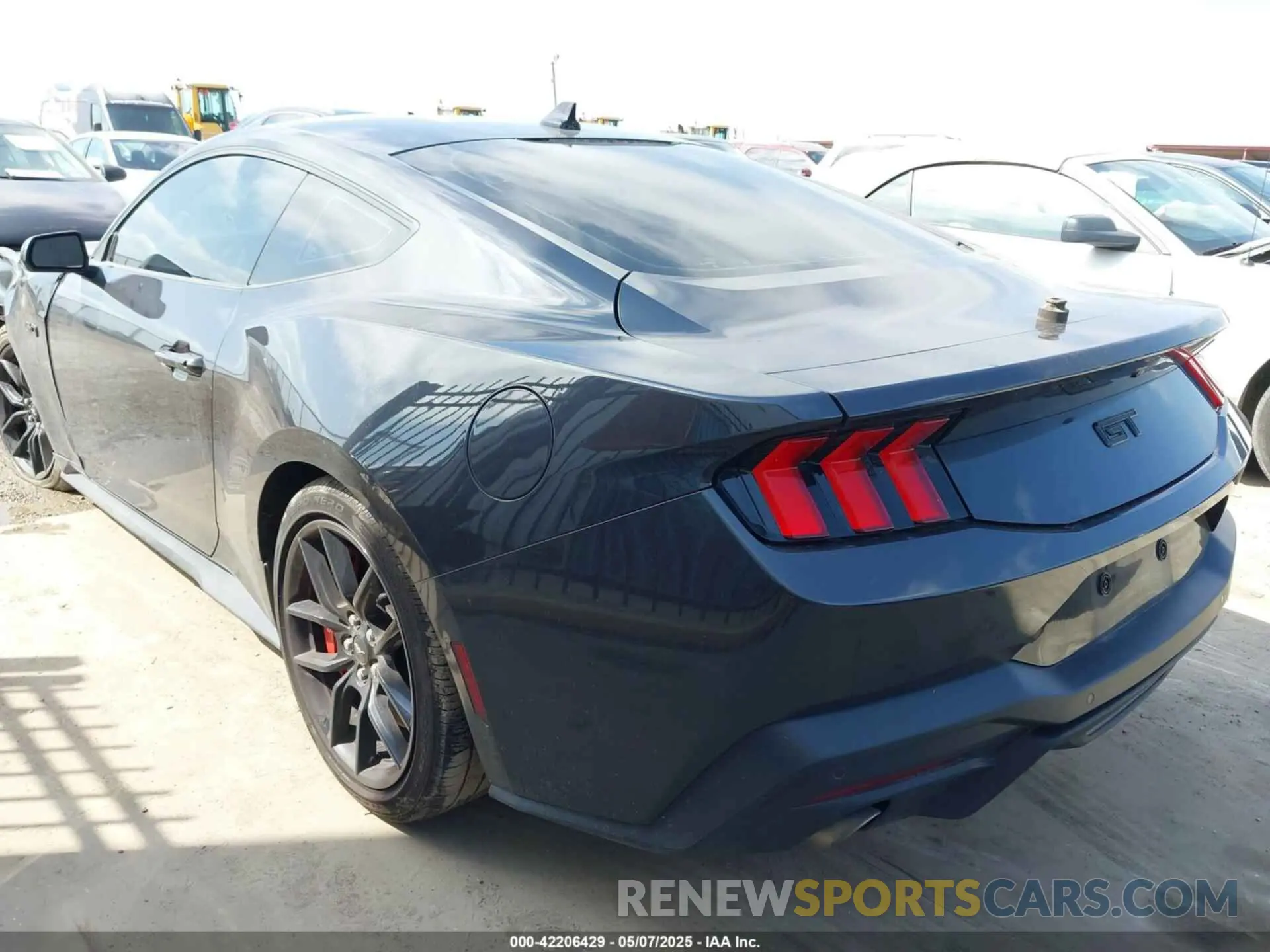 3 fotografías del automóvil dañado 1FA6P8CF0R5411098 FORD MUSTANG 2024