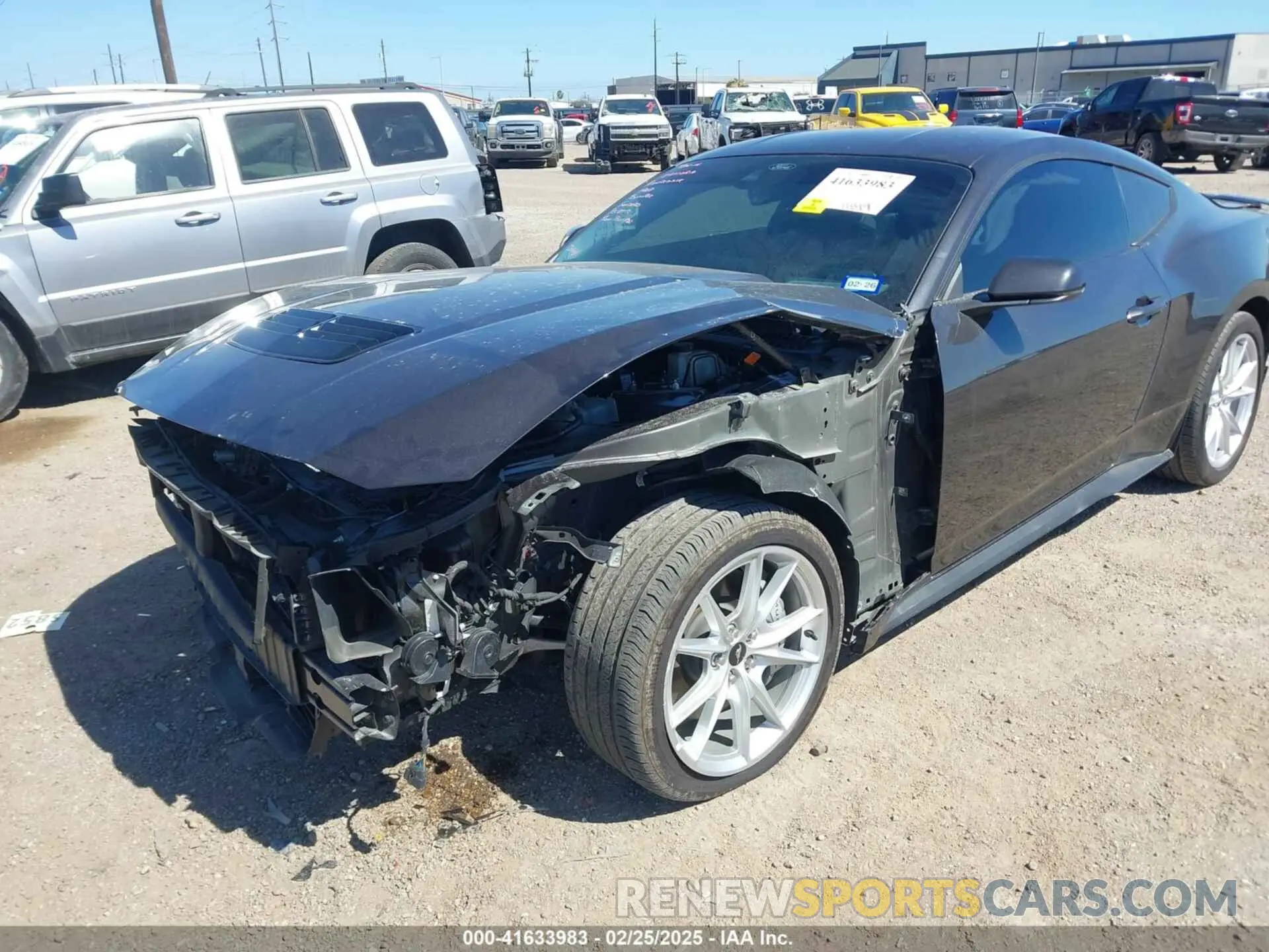 6 fotografías del automóvil dañado 1FA6P8CF0R5414728 FORD MUSTANG 2024