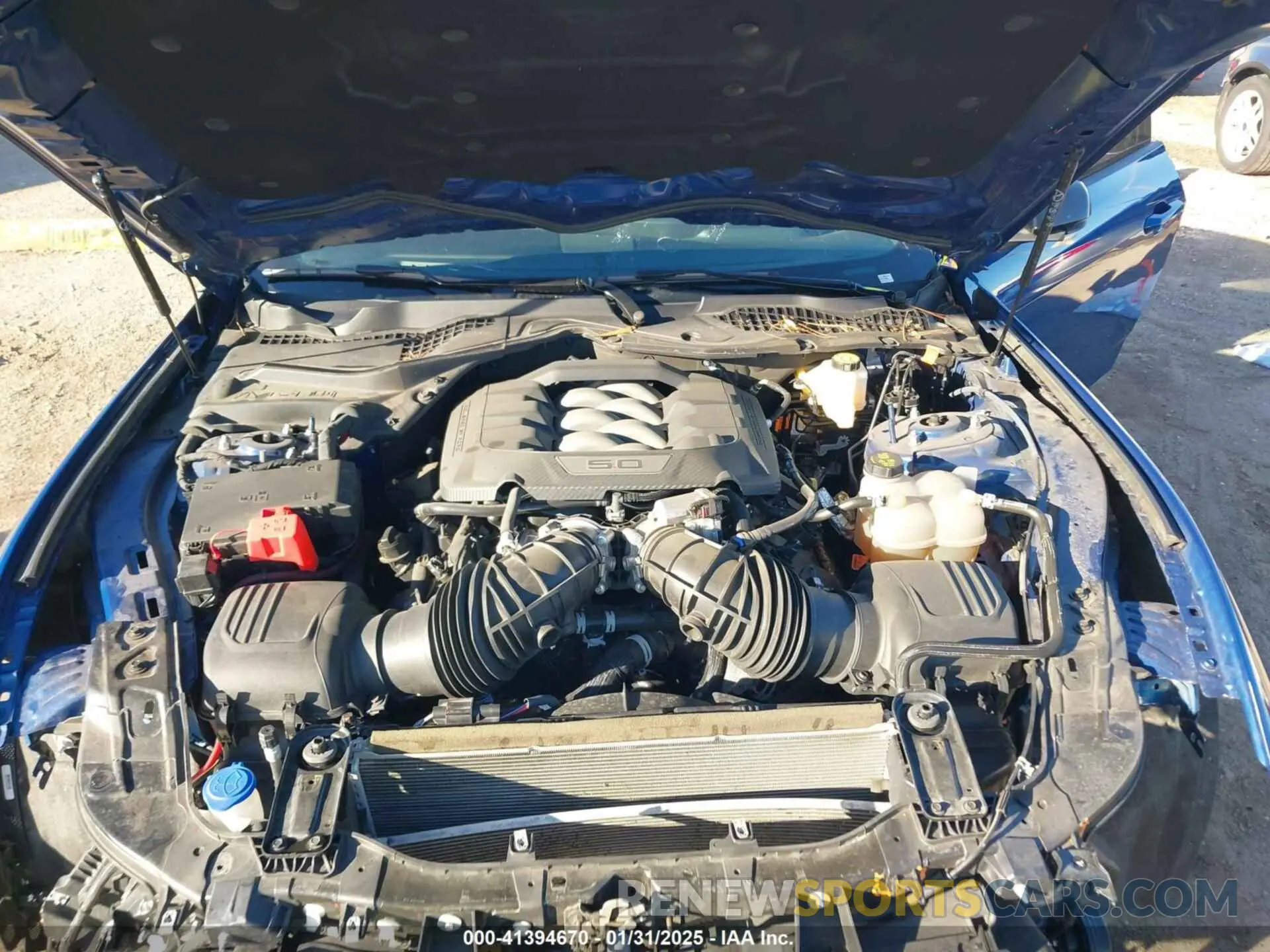10 fotografías del automóvil dañado 1FA6P8CF1R5410493 FORD MUSTANG 2024