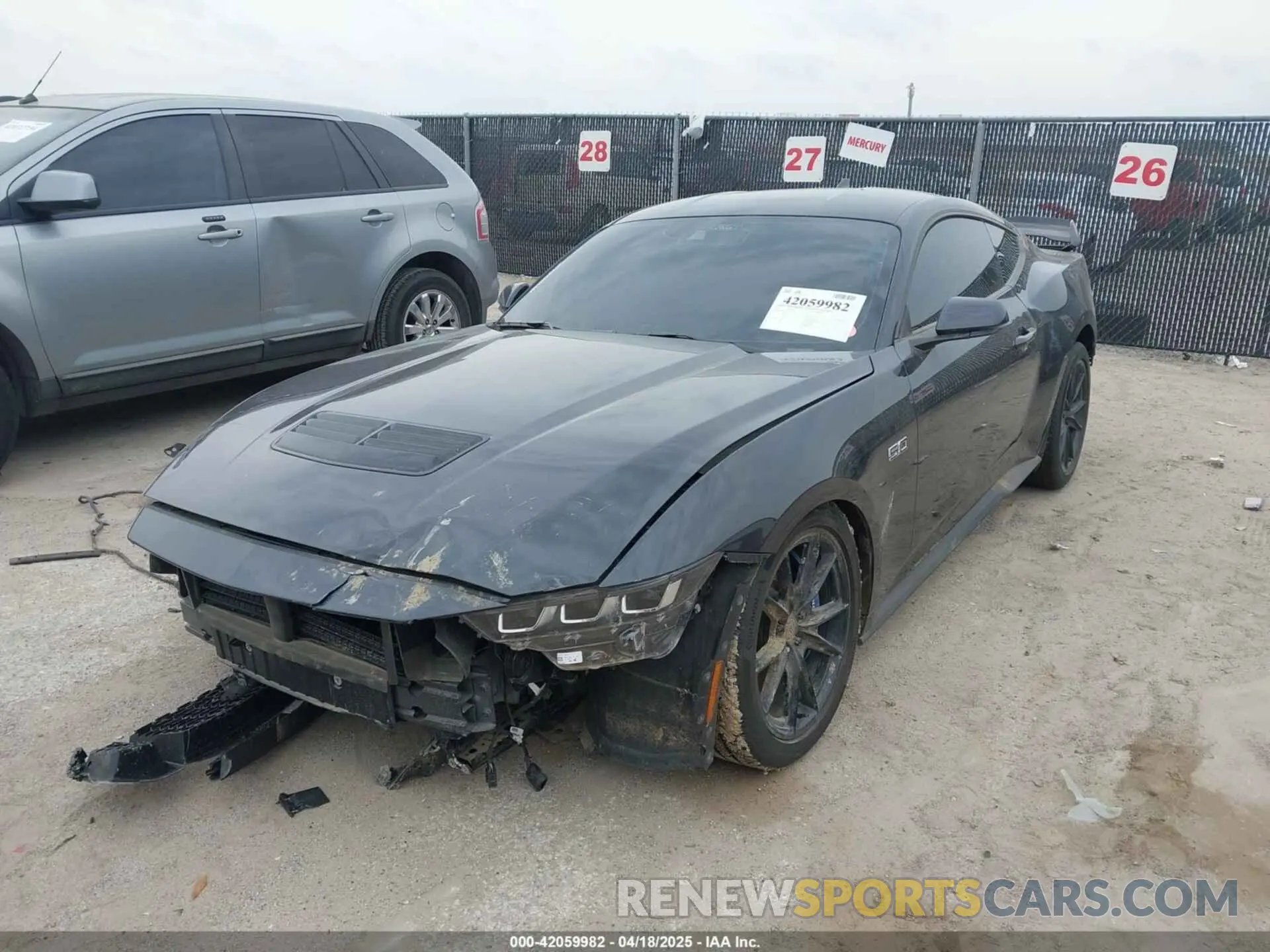 6 fotografías del automóvil dañado 1FA6P8CF1R5435071 FORD MUSTANG 2024