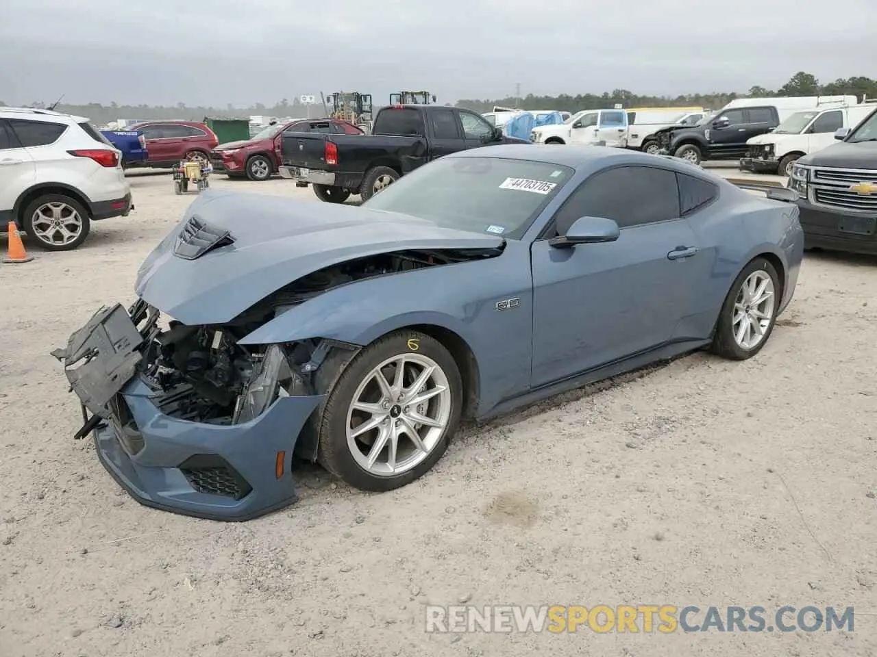 1 fotografías del automóvil dañado 1FA6P8CF2R5412060 FORD MUSTANG 2024