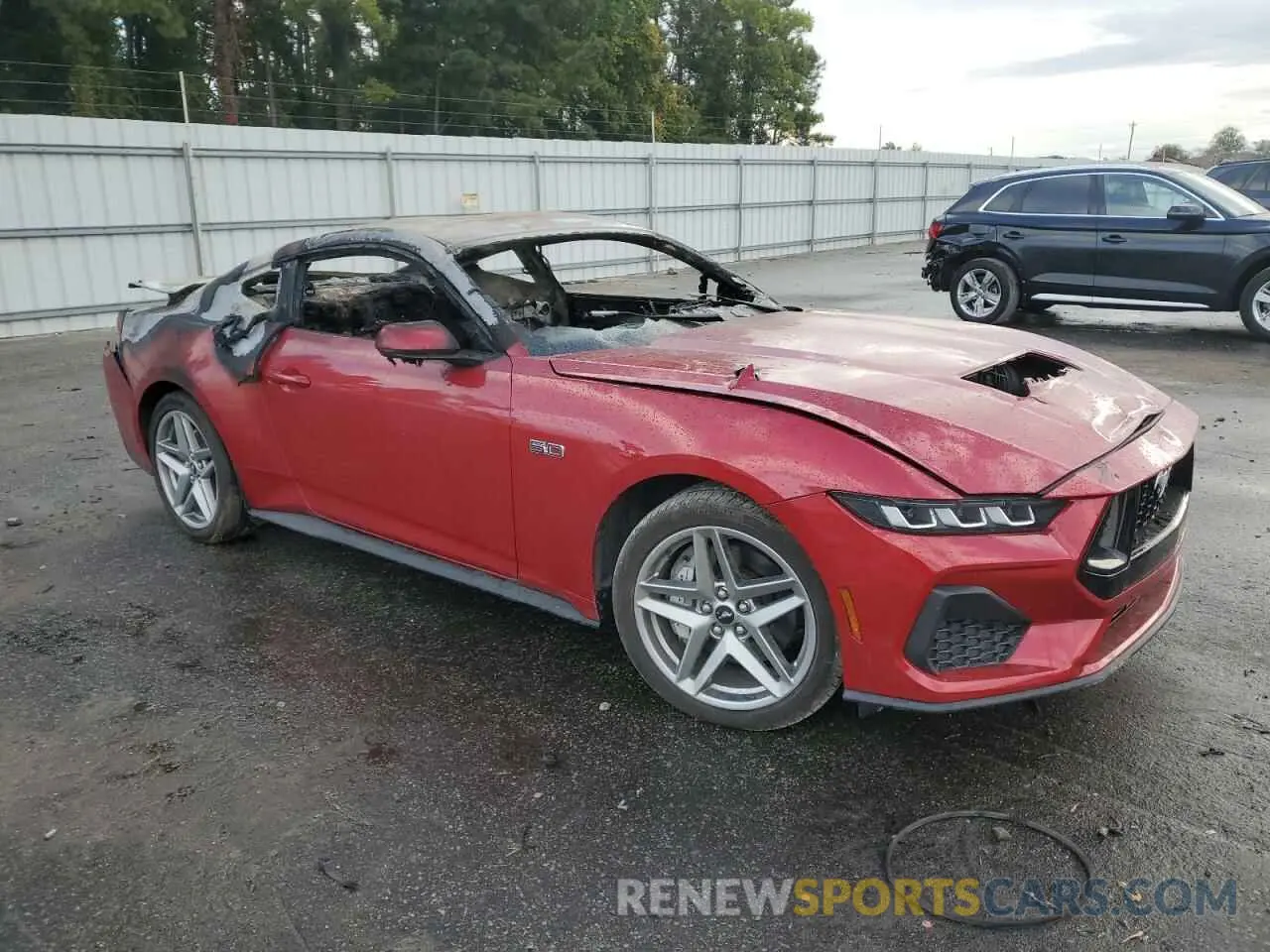 4 fotografías del automóvil dañado 1FA6P8CF3R5406428 FORD MUSTANG 2024