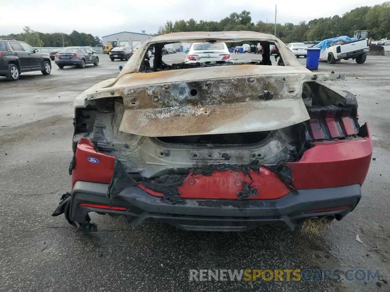 6 fotografías del automóvil dañado 1FA6P8CF3R5406428 FORD MUSTANG 2024