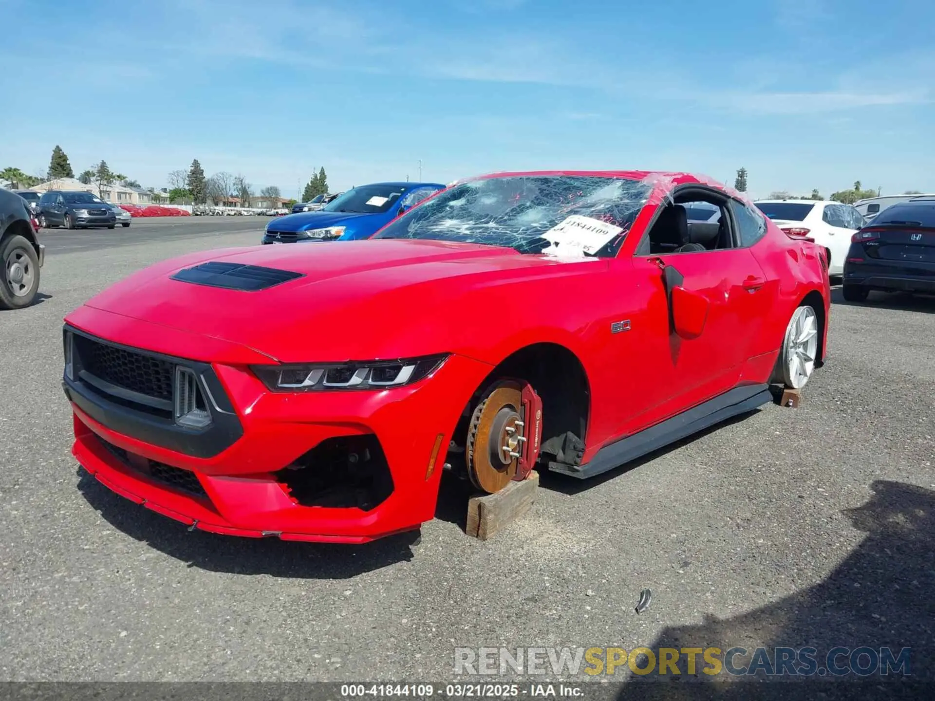 13 fotografías del automóvil dañado 1FA6P8CF4R5400881 FORD MUSTANG 2024