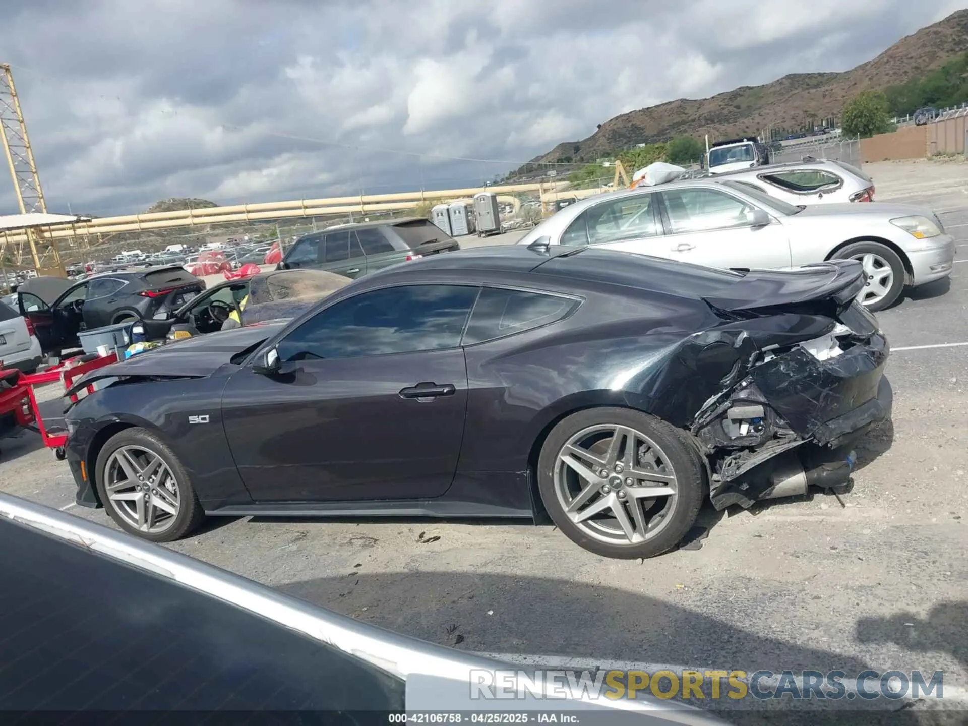 14 fotografías del automóvil dañado 1FA6P8CF4R5411265 FORD MUSTANG 2024