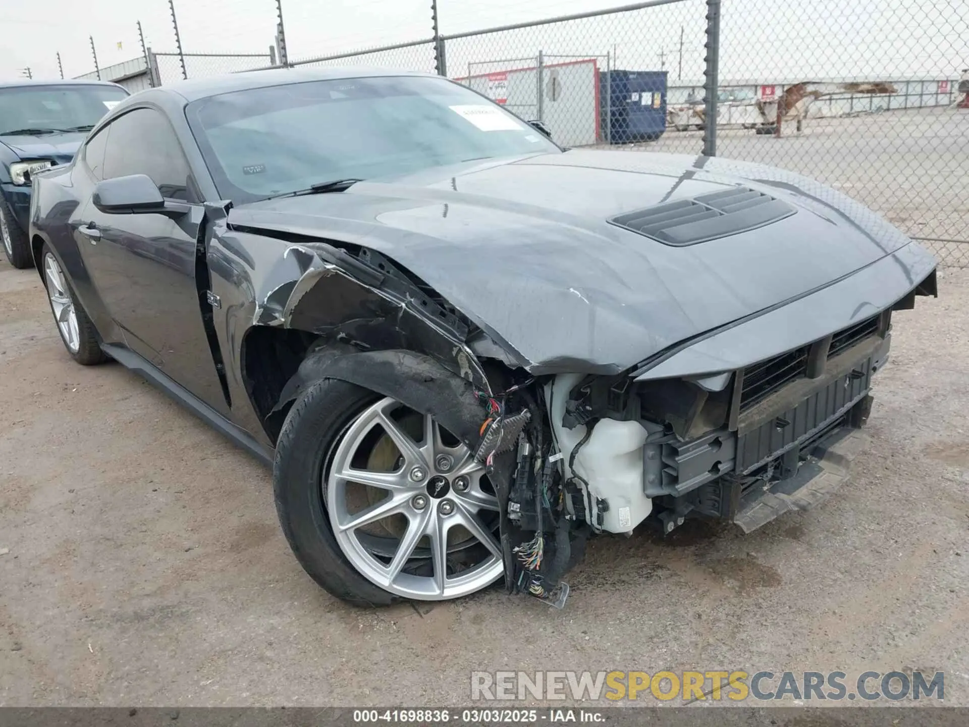 6 fotografías del automóvil dañado 1FA6P8CF4R5420368 FORD MUSTANG 2024