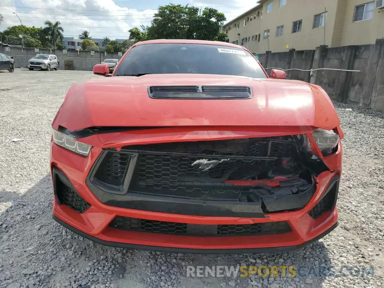 5 fotografías del automóvil dañado 1FA6P8CF5R5420007 FORD MUSTANG 2024