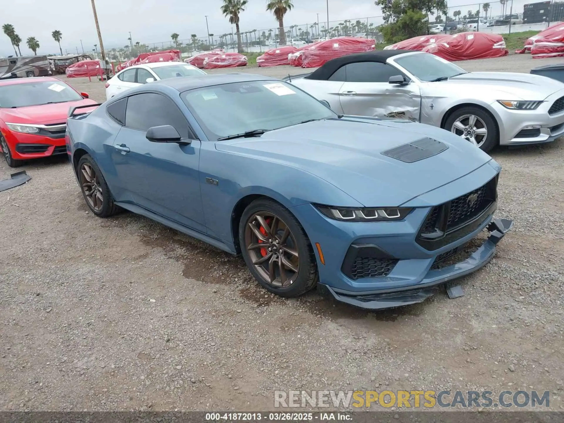 1 fotografías del automóvil dañado 1FA6P8CF5R5435378 FORD MUSTANG 2024