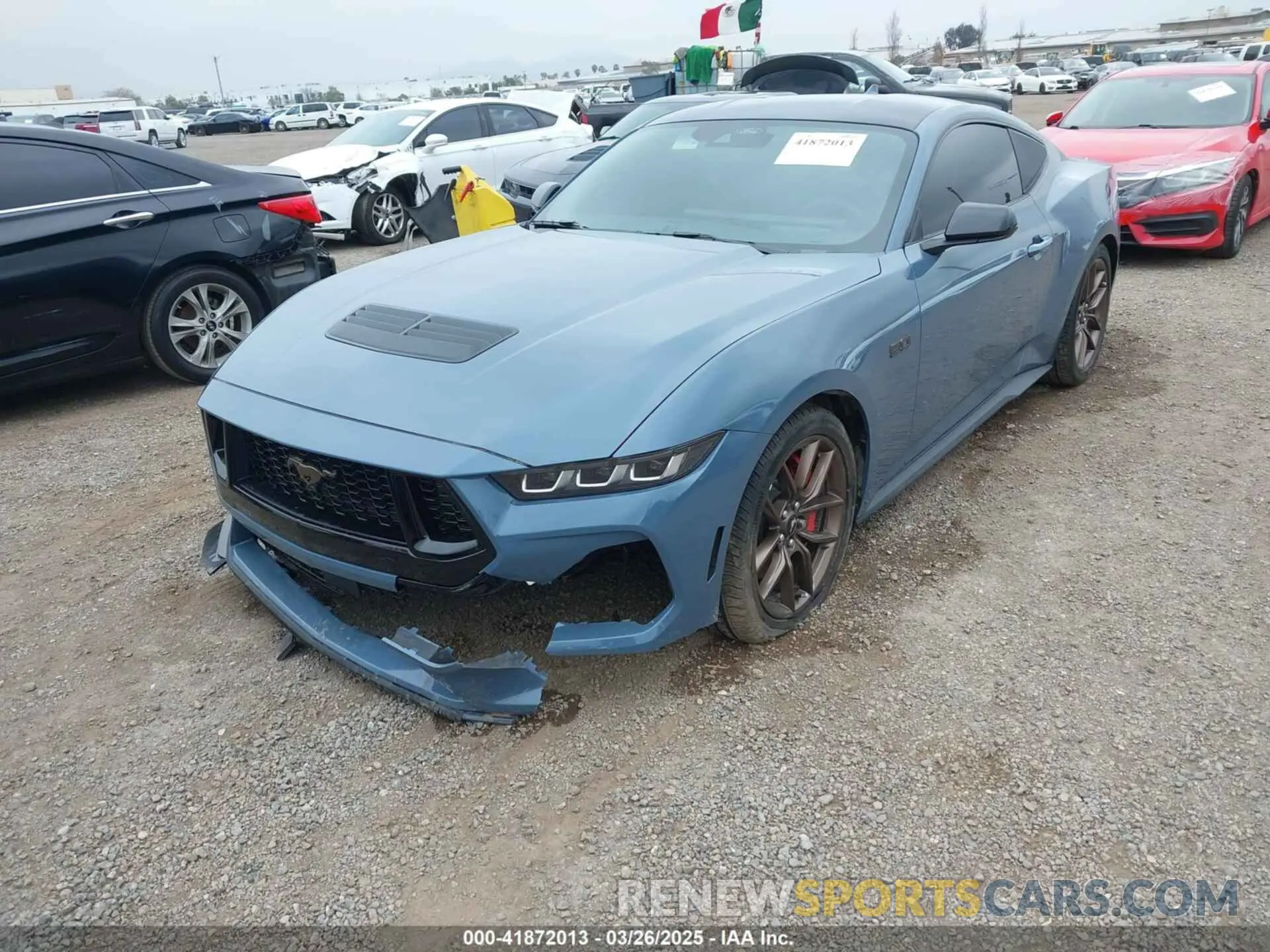 6 fotografías del automóvil dañado 1FA6P8CF5R5435378 FORD MUSTANG 2024