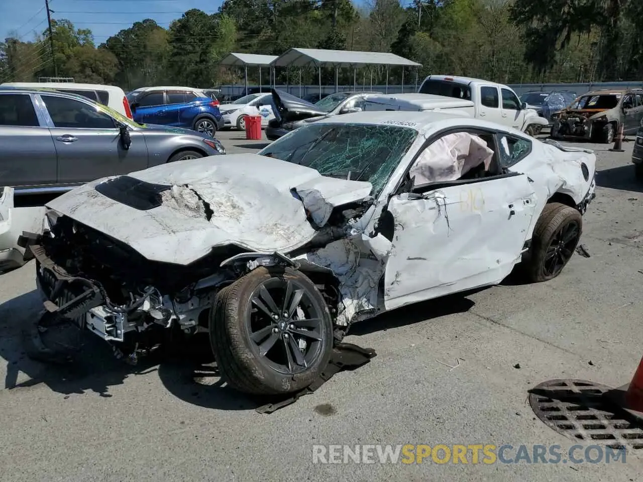 1 fotografías del automóvil dañado 1FA6P8CF7R5417898 FORD MUSTANG 2024