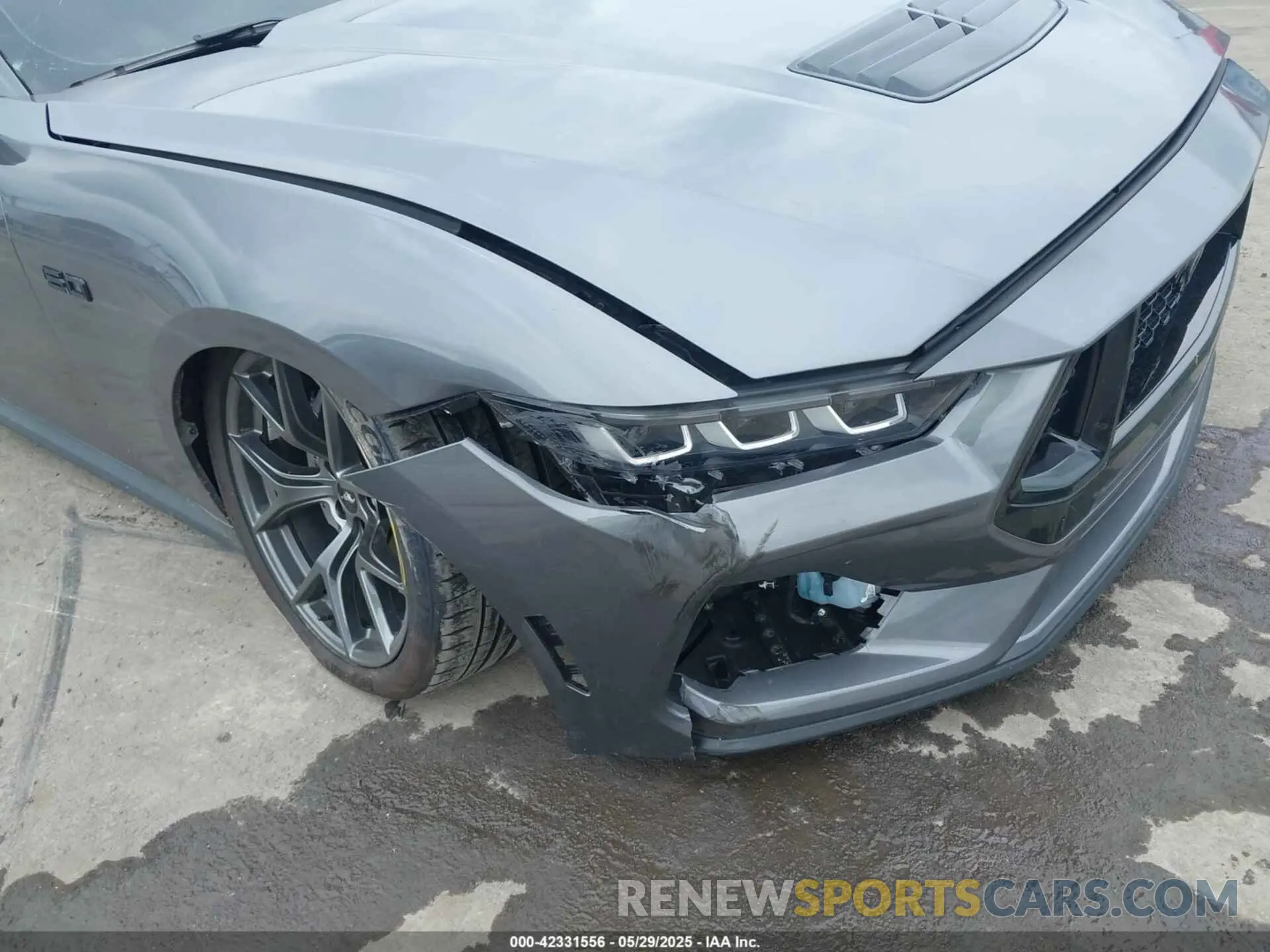6 fotografías del automóvil dañado 1FA6P8CF8R5411835 FORD MUSTANG 2024
