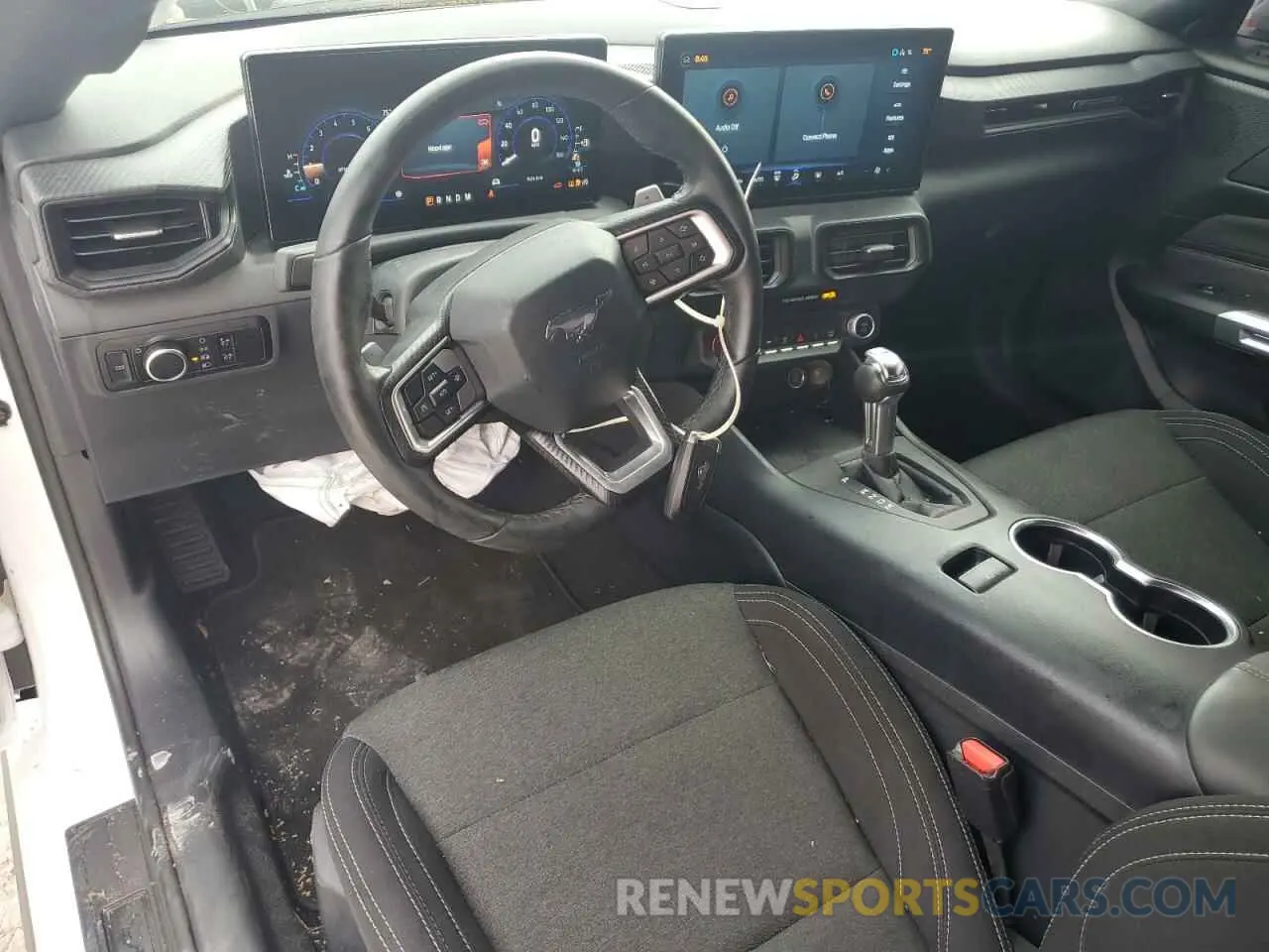8 fotografías del automóvil dañado 1FA6P8CF8R5428697 FORD MUSTANG 2024