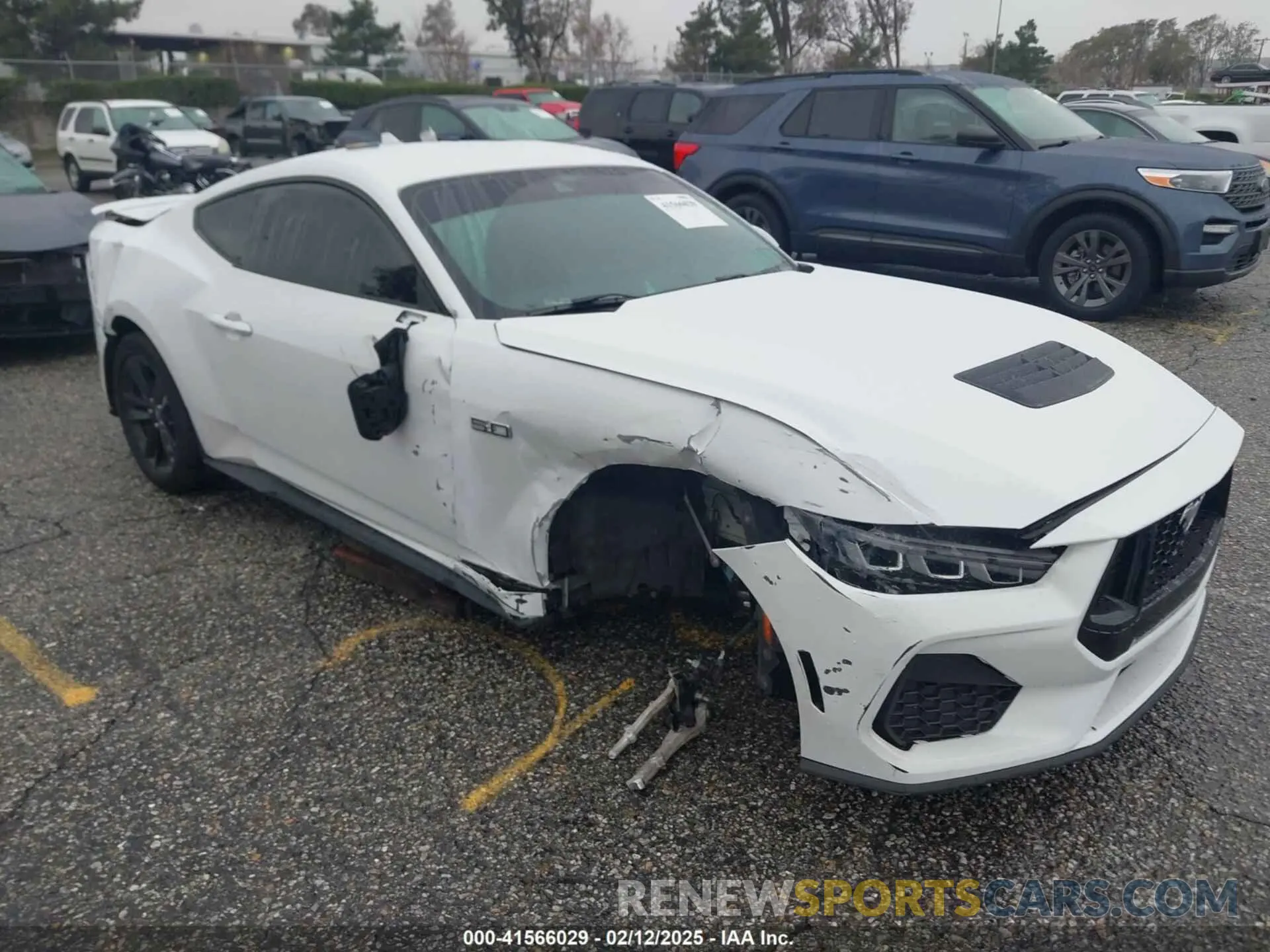 1 fotografías del automóvil dañado 1FA6P8CFXR5415224 FORD MUSTANG 2024