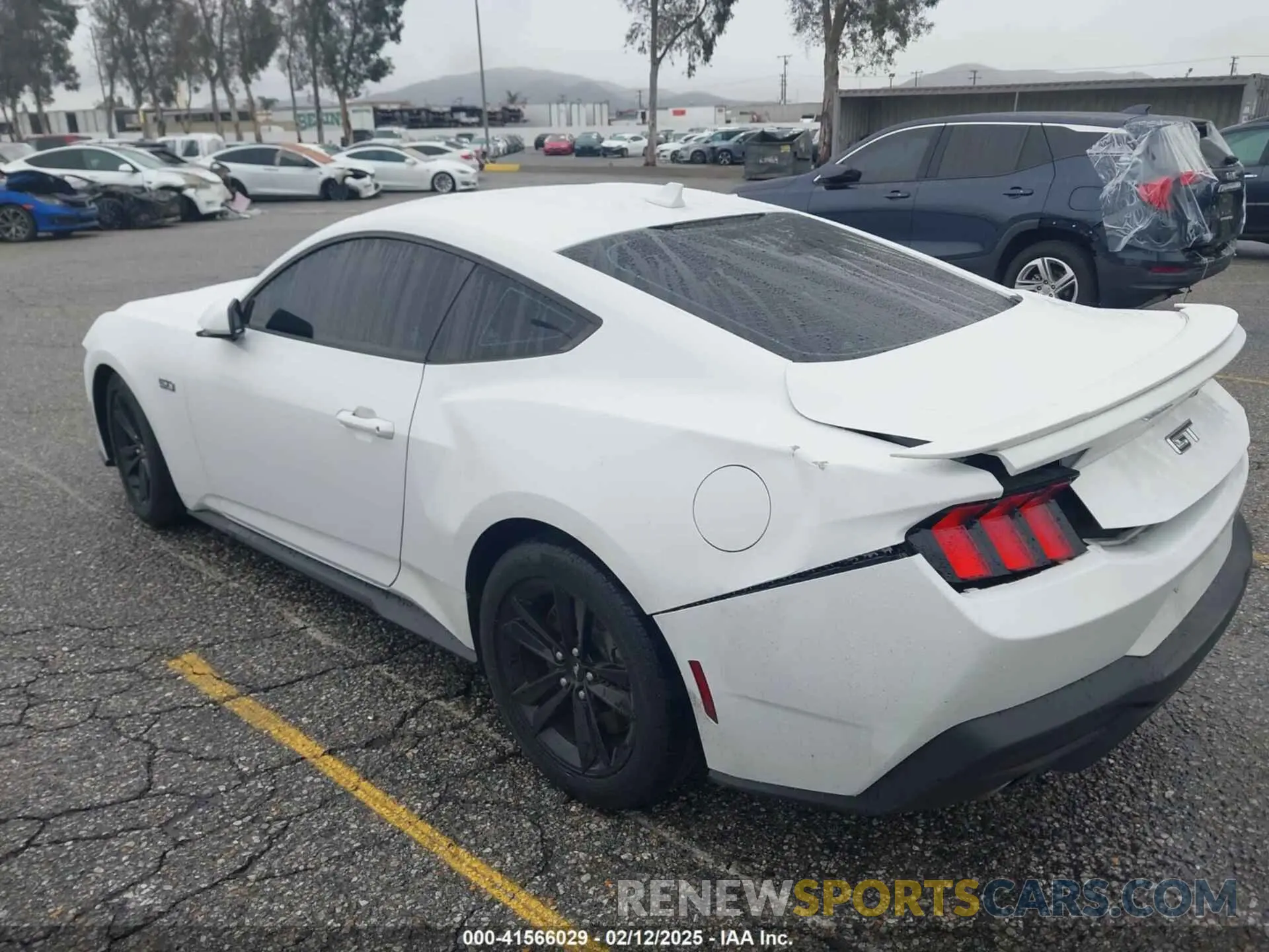 3 fotografías del automóvil dañado 1FA6P8CFXR5415224 FORD MUSTANG 2024
